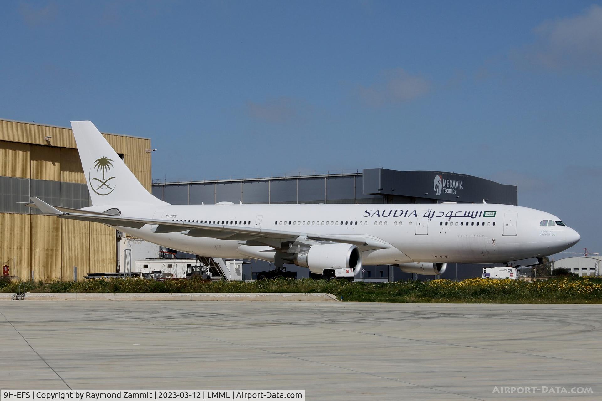 9H-EFS, 2002 Airbus A330-202 C/N 489, A330 9H-EFS Saudia Airlines