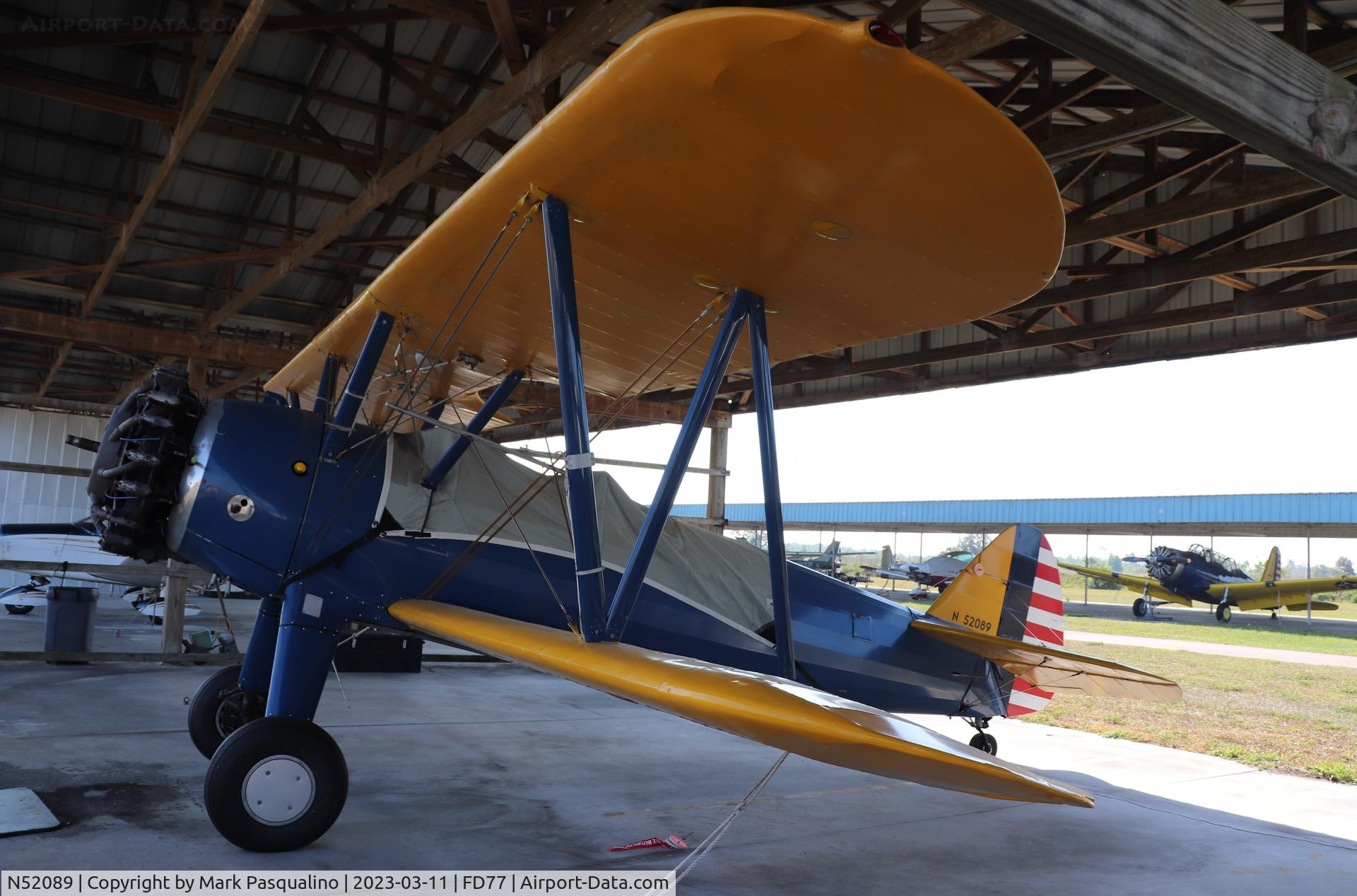N52089, 1943 Boeing E75 C/N 75-5051, Stearman
