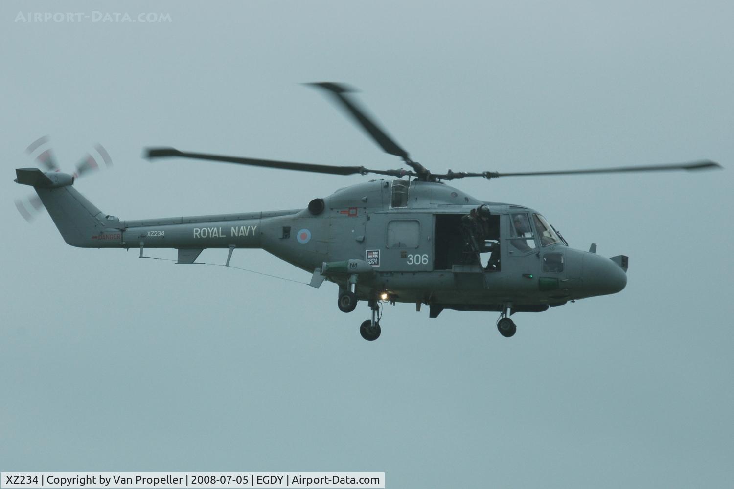 XZ234, 1977 Westland Lynx HAS.3S C/N 012, Fleet Air Arm Westland Lynx HAS.3S at RNAS Yeovilton Air Day 2008
