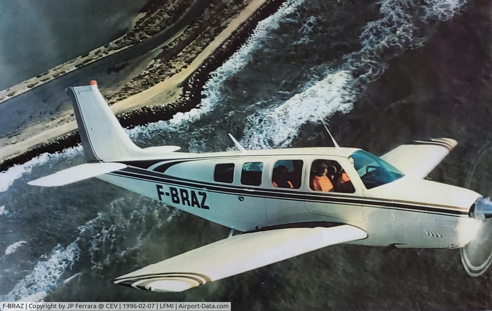 F-BRAZ, 1969 Beech 36 Bonanza C/N E-110, Pic taken during test flight
