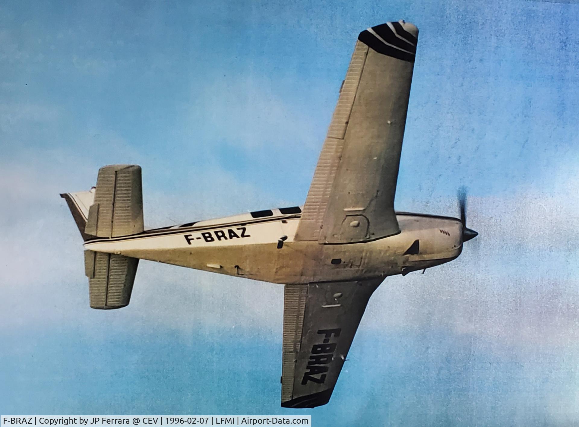 F-BRAZ, 1969 Beech 36 Bonanza C/N E-110, Pic taken during a test flight