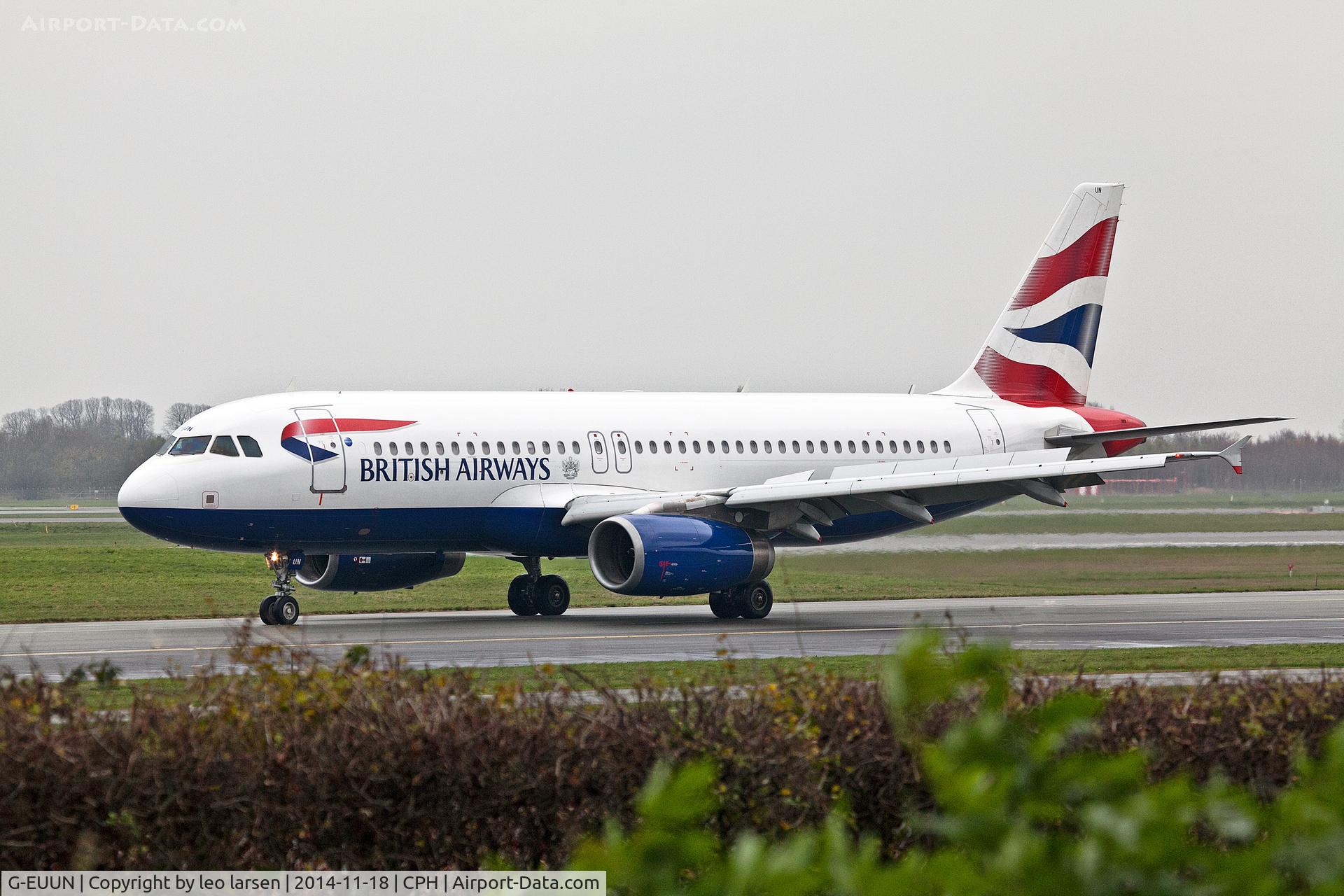 G-EUUN, 2003 Airbus A320-232 C/N 1910, Copenhagen 18.11.2014