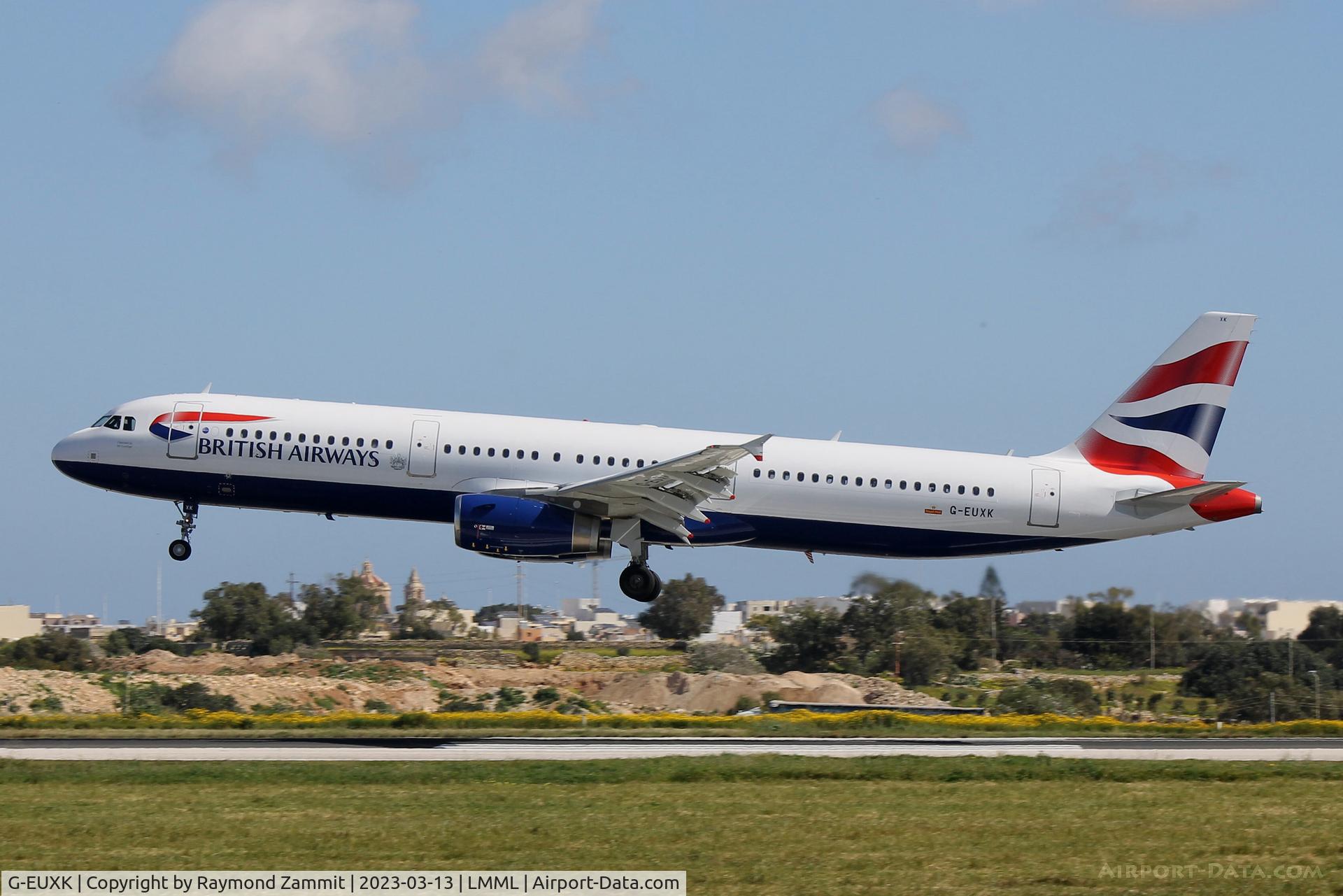 G-EUXK, 2007 Airbus A321-231 C/N 3235, A321 G-EUXK British Airways
