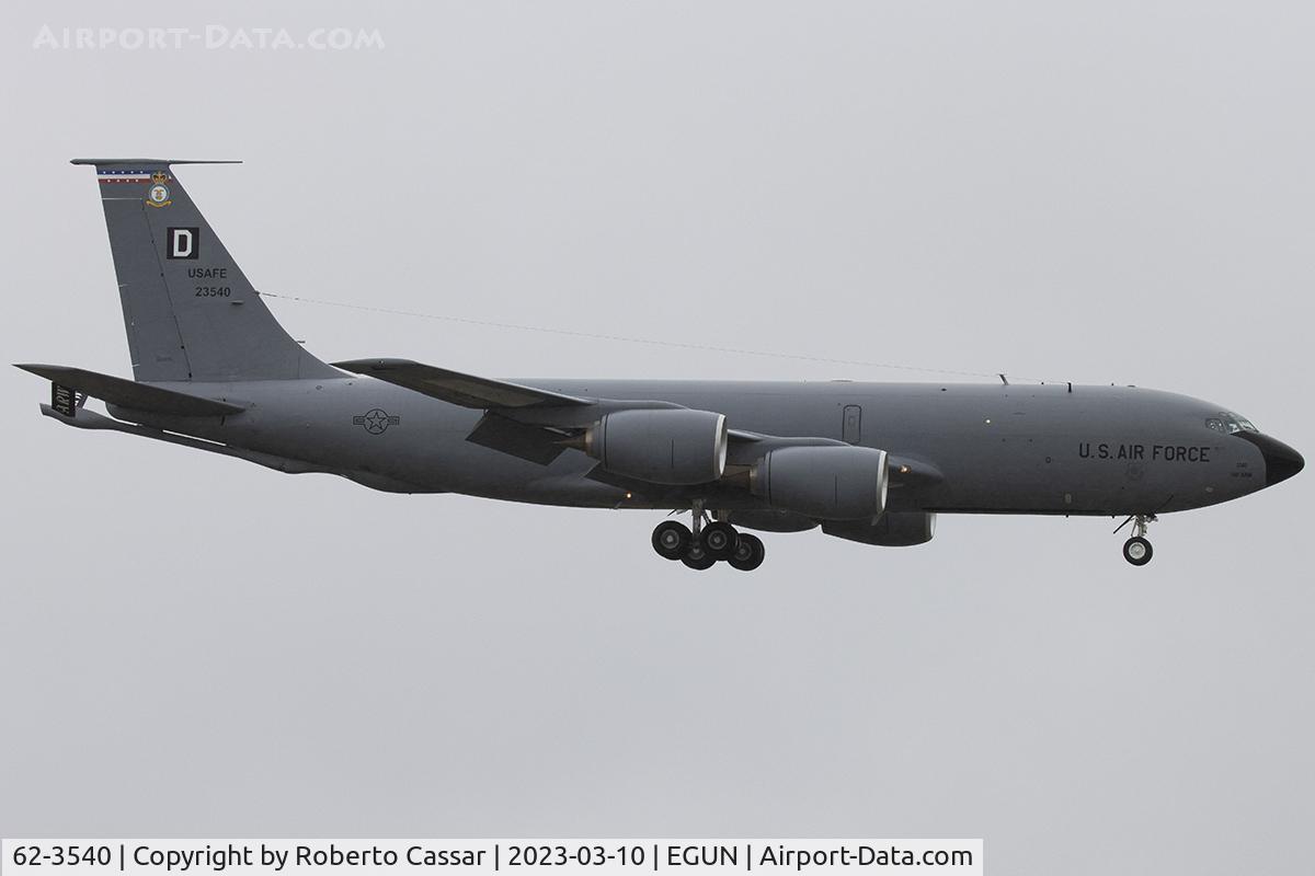 62-3540, 1962 Boeing KC-135R Stratotanker C/N 18523, Mildenhall