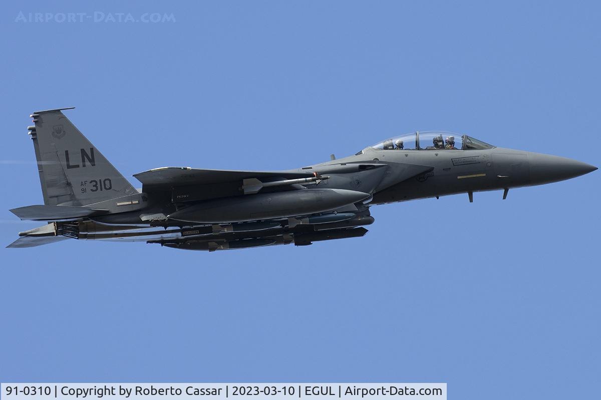 91-0310, 1991 McDonnell Douglas F-15E Strike Eagle C/N 1217/E175, Lakenheath