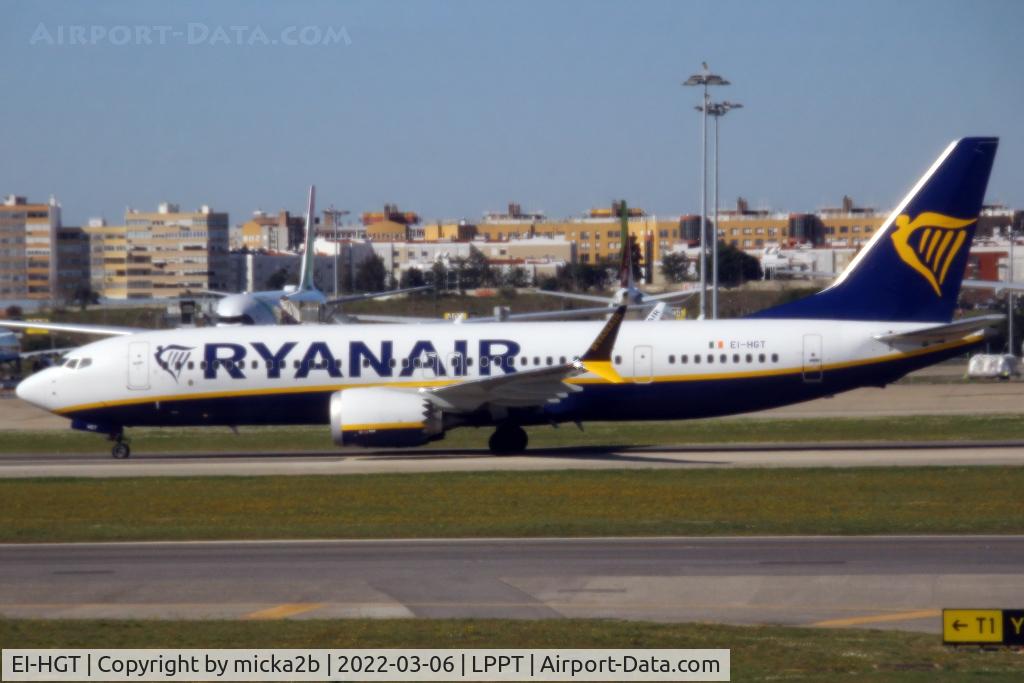 EI-HGT, 2021 Boeing 737-8-200 MAX C/N 65083, Taxiing