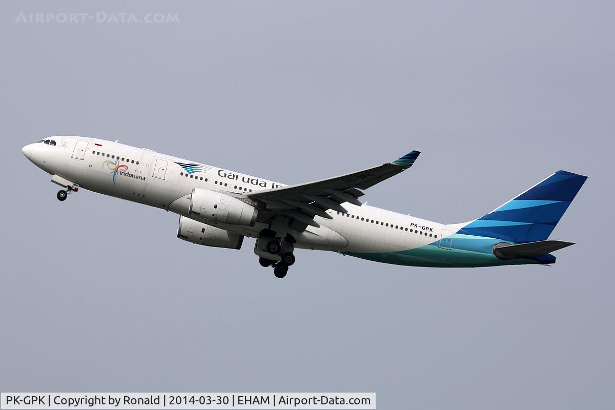 PK-GPK, 2009 Airbus A330-243 C/N 1028, at spl