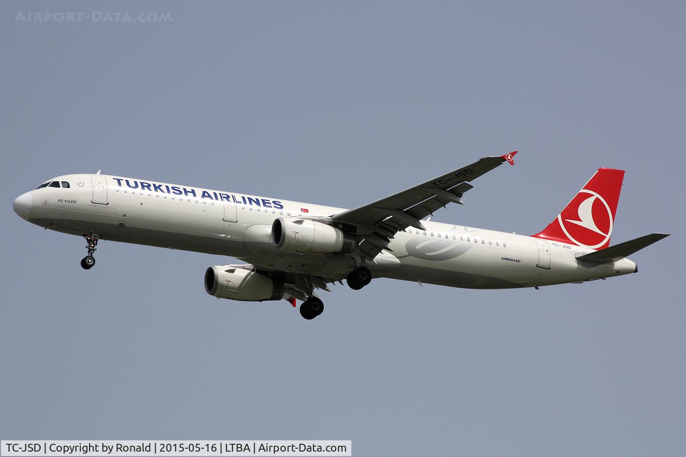 TC-JSD, 2012 Airbus A321-231 C/N 5388, at ist