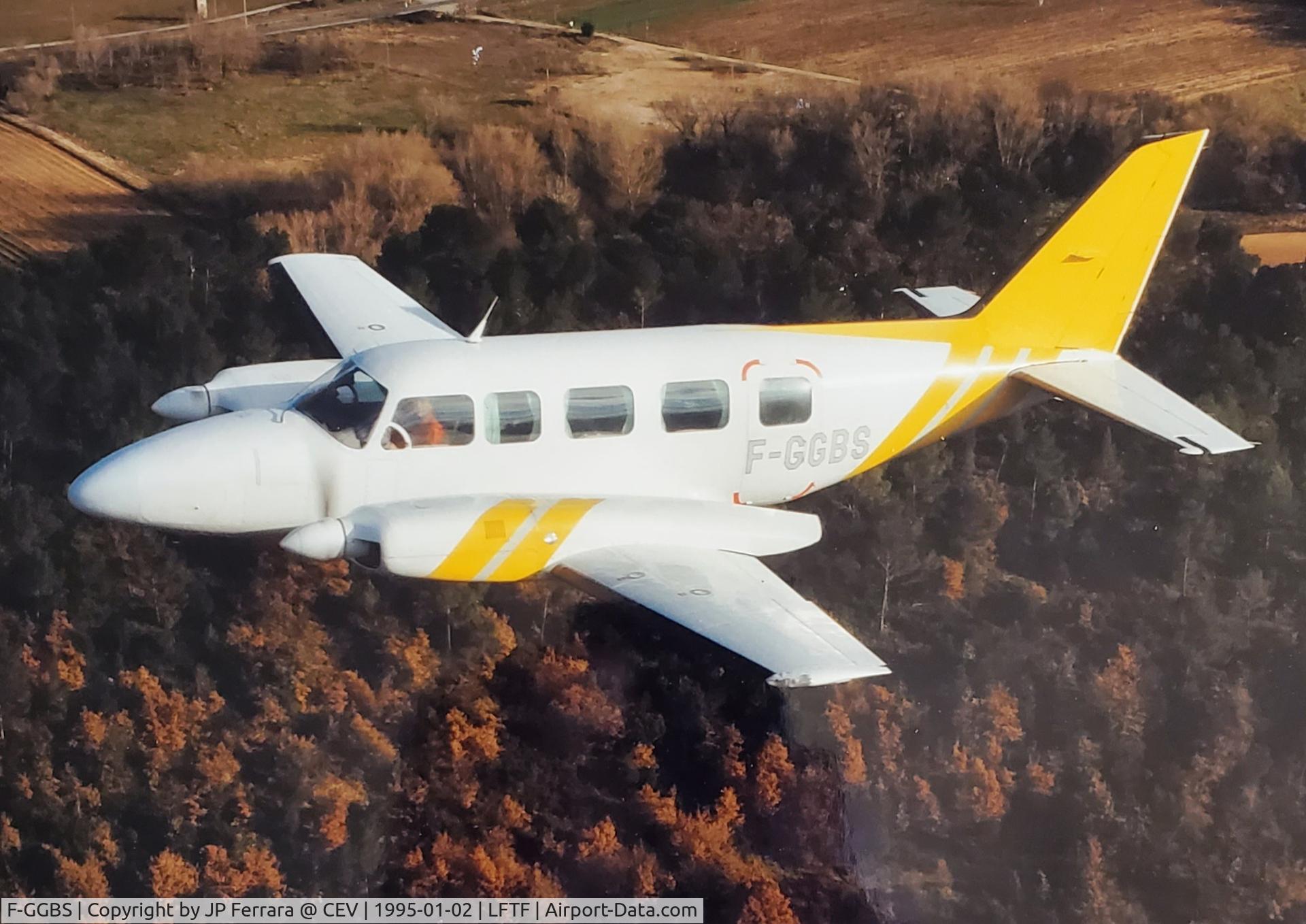F-GGBS, 1979 Piper PA-31-350 Chieftain C/N 31-7952023, Pic taken during acceptance and ferry flight inbound LFMI