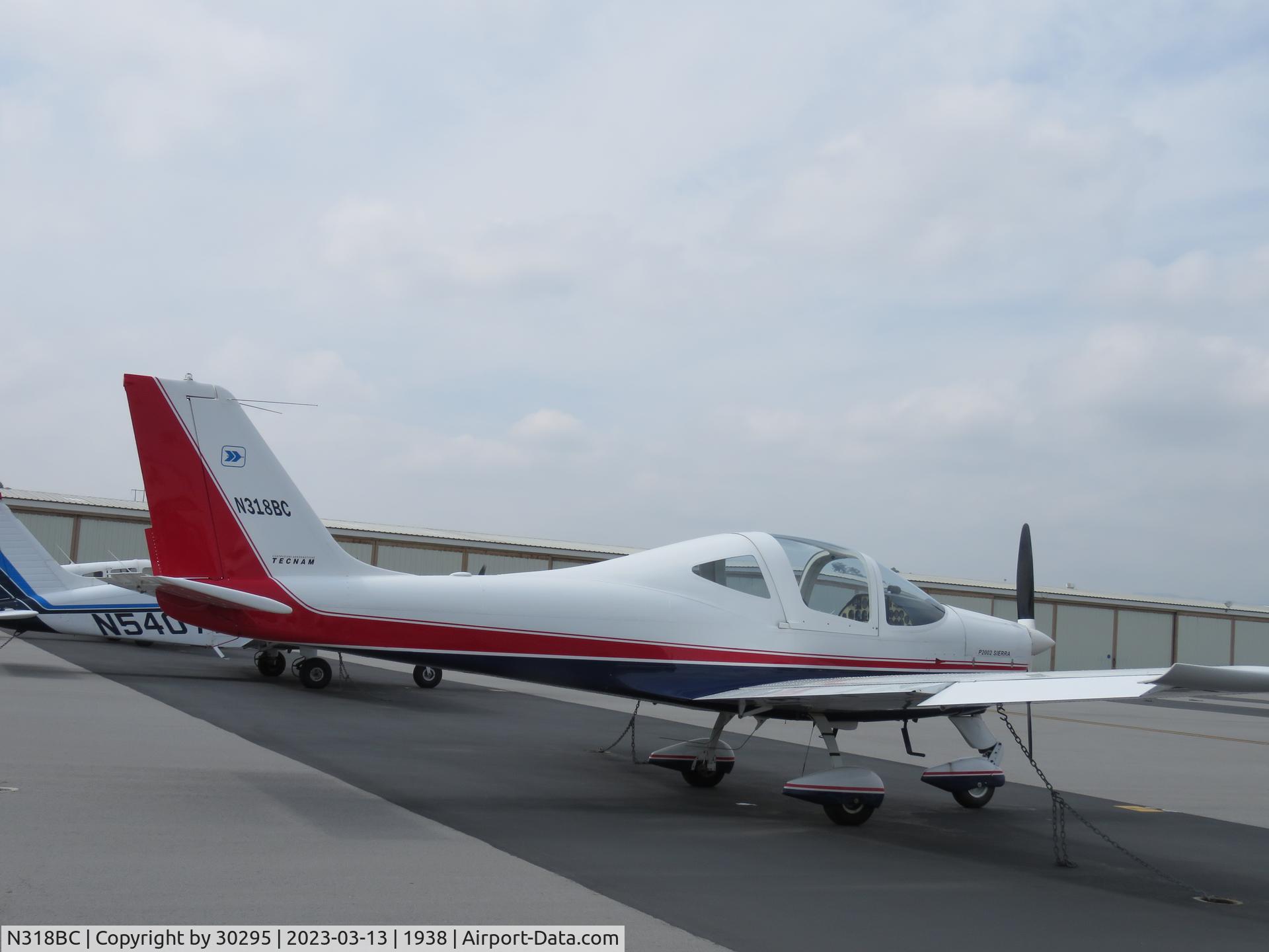 N318BC, 2005 Tecnam P-2002 Sierra C/N 125, Parked