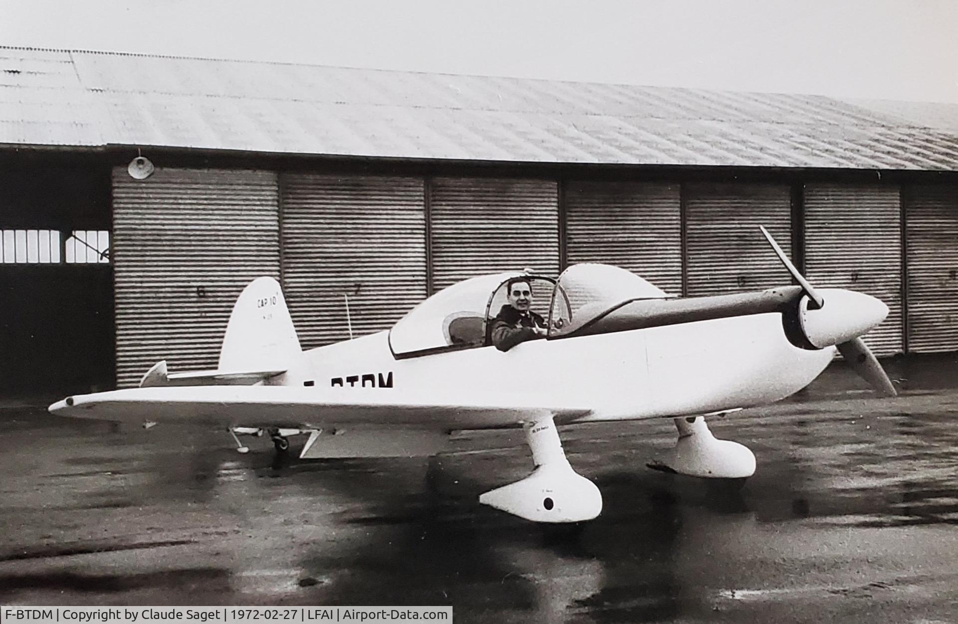 F-BTDM, 1972 Mudry CAP-10B C/N 29, Pic taken after divery flight from LFPD