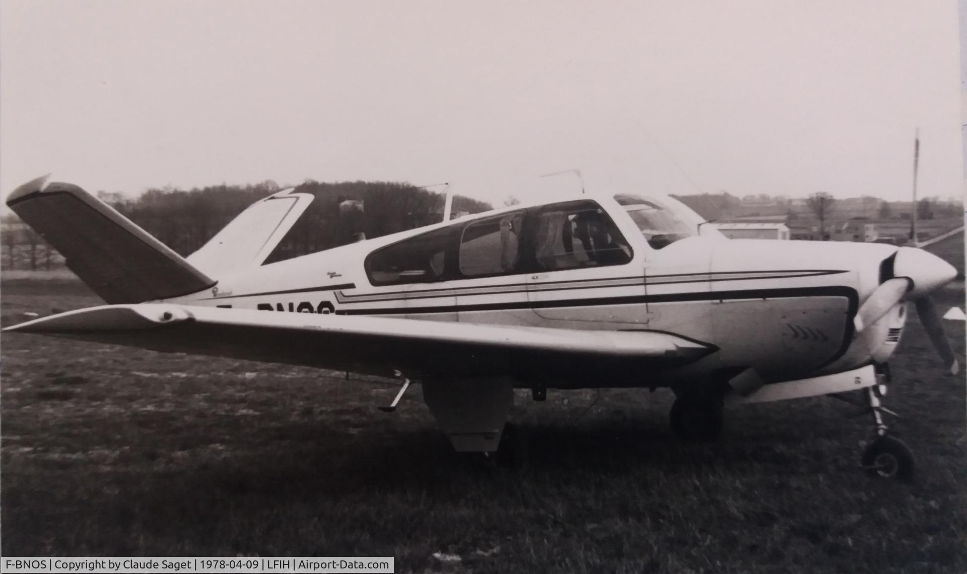 F-BNOS, 1965 Beech S35 Bonanza Bonanza C/N D-7944, Pic taken on departure from LFIH inbound LFMI