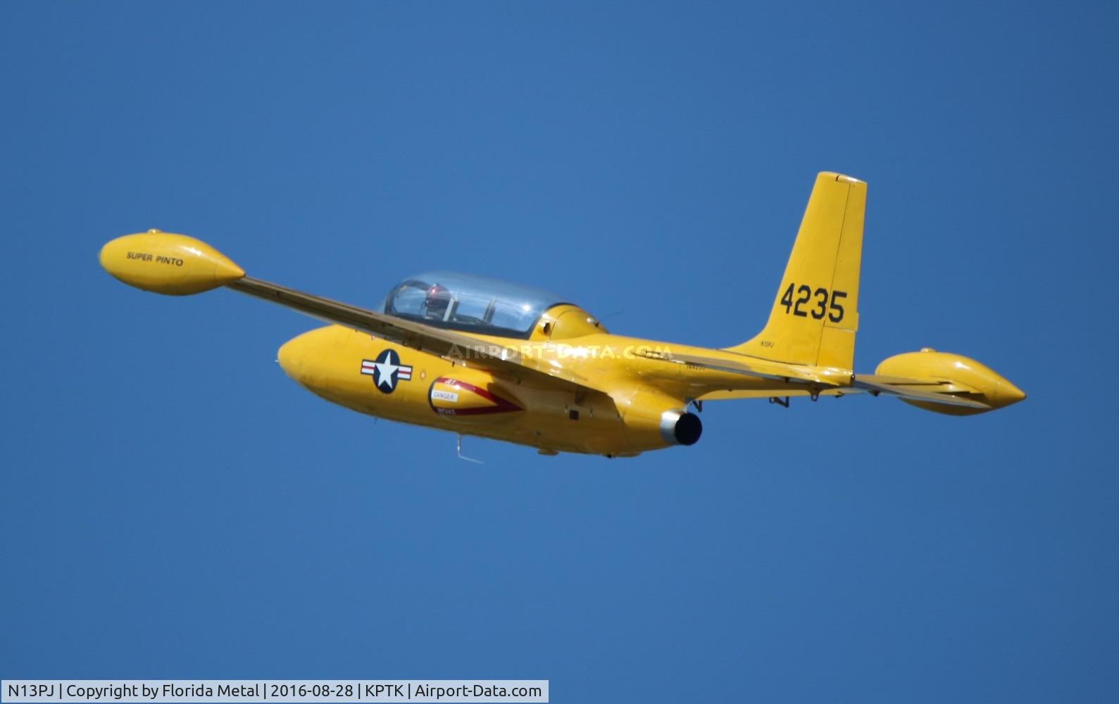 N13PJ, Temco TT-1 Super Pinto C/N TE-13  BuNo.144235, TT-1 zx