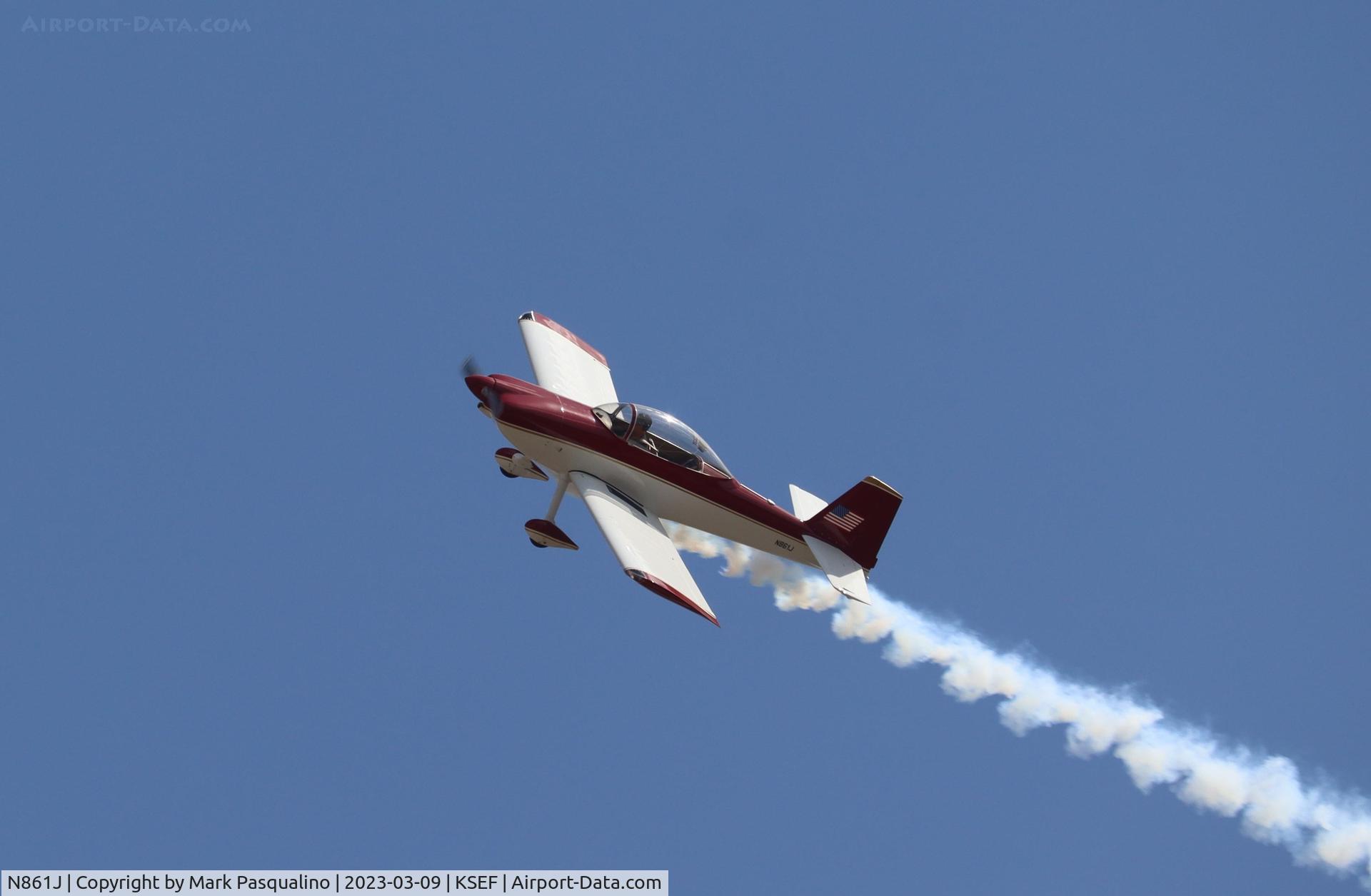 N861J, 2001 Vans RV-8 C/N 80169, Vans RV-8