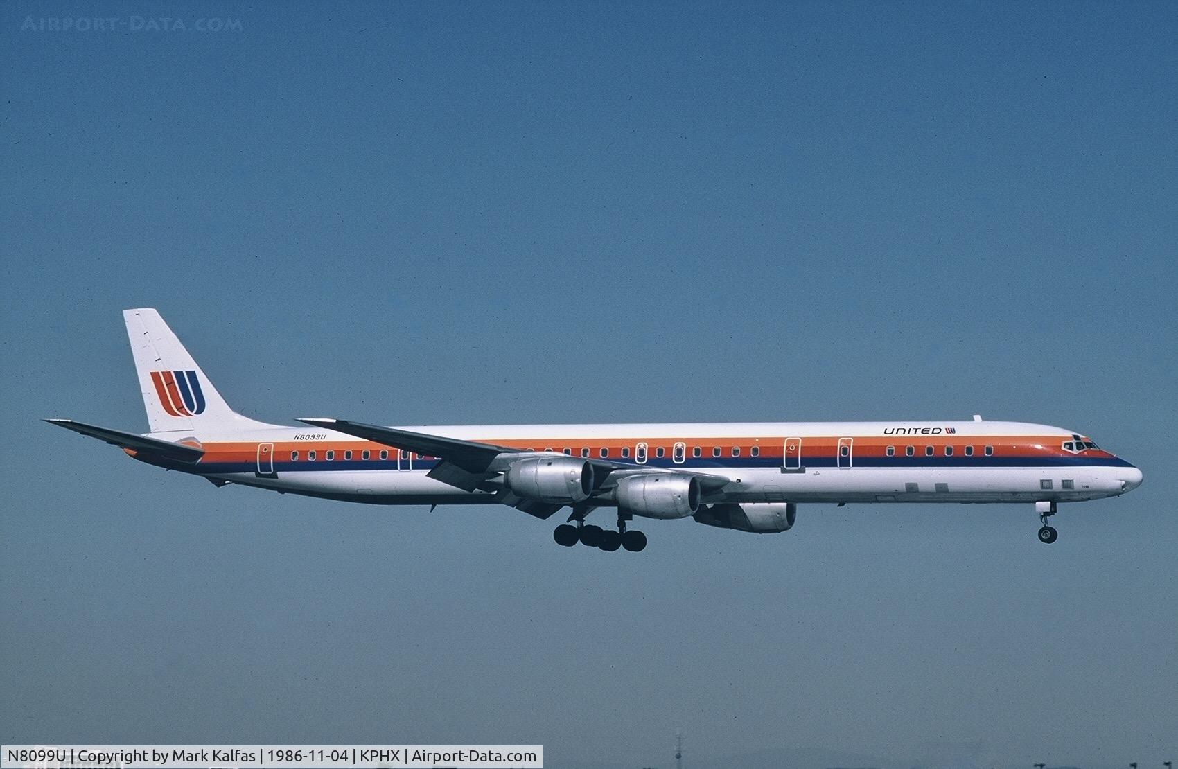 N8099U, 1969 Douglas DC-8-60/70 C/N 46066, United Airlines Douglas DC-8-60/70 