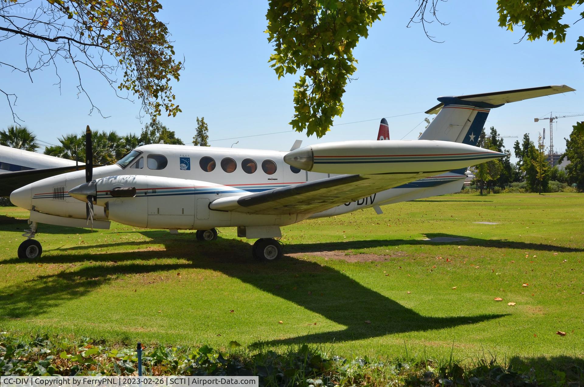 CC-DIV, 1981 Beech B200 Super King Air King Air C/N BN-1, DGAC Be200 Museo Aeronautica de Chile
