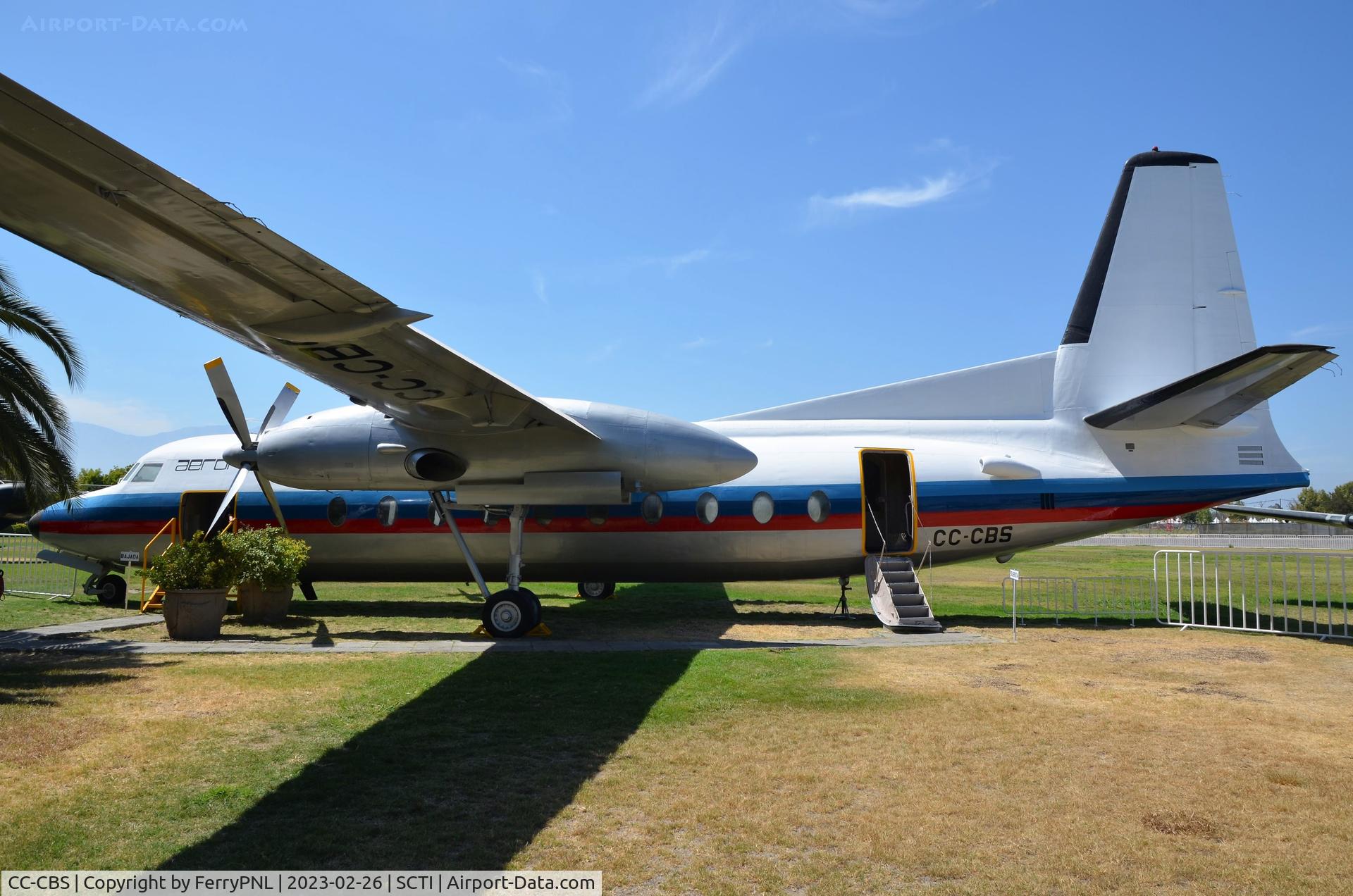 CC-CBS, 1959 Fairchild F-27J C/N 37, Aero Nort F27 on display
