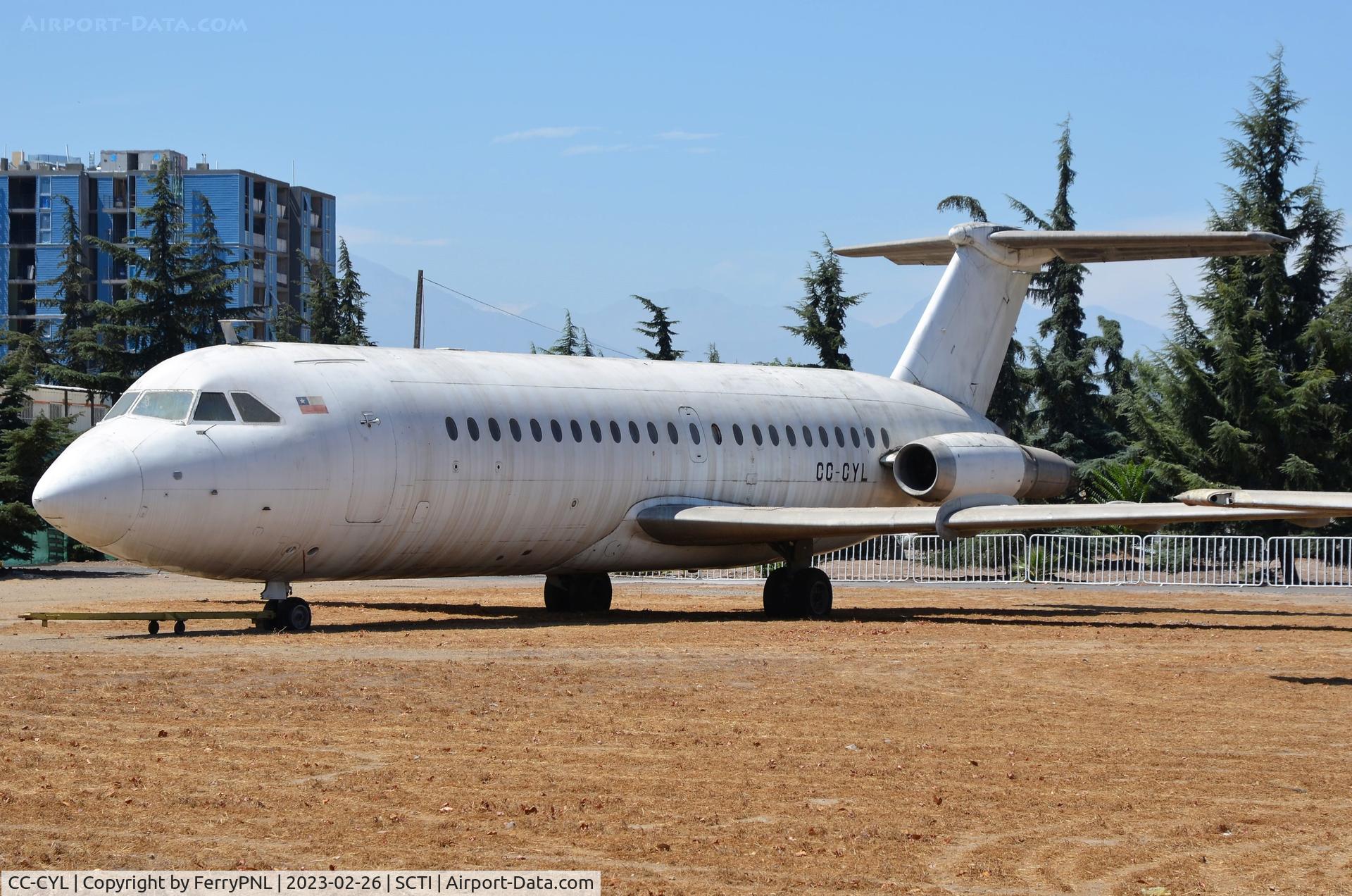 CC-CYL, 1966 BAC 111-207AJ One-Eleven C/N BAC.040, Former Ladeco Bac1-11 at the Museo Aeronautico de Chile