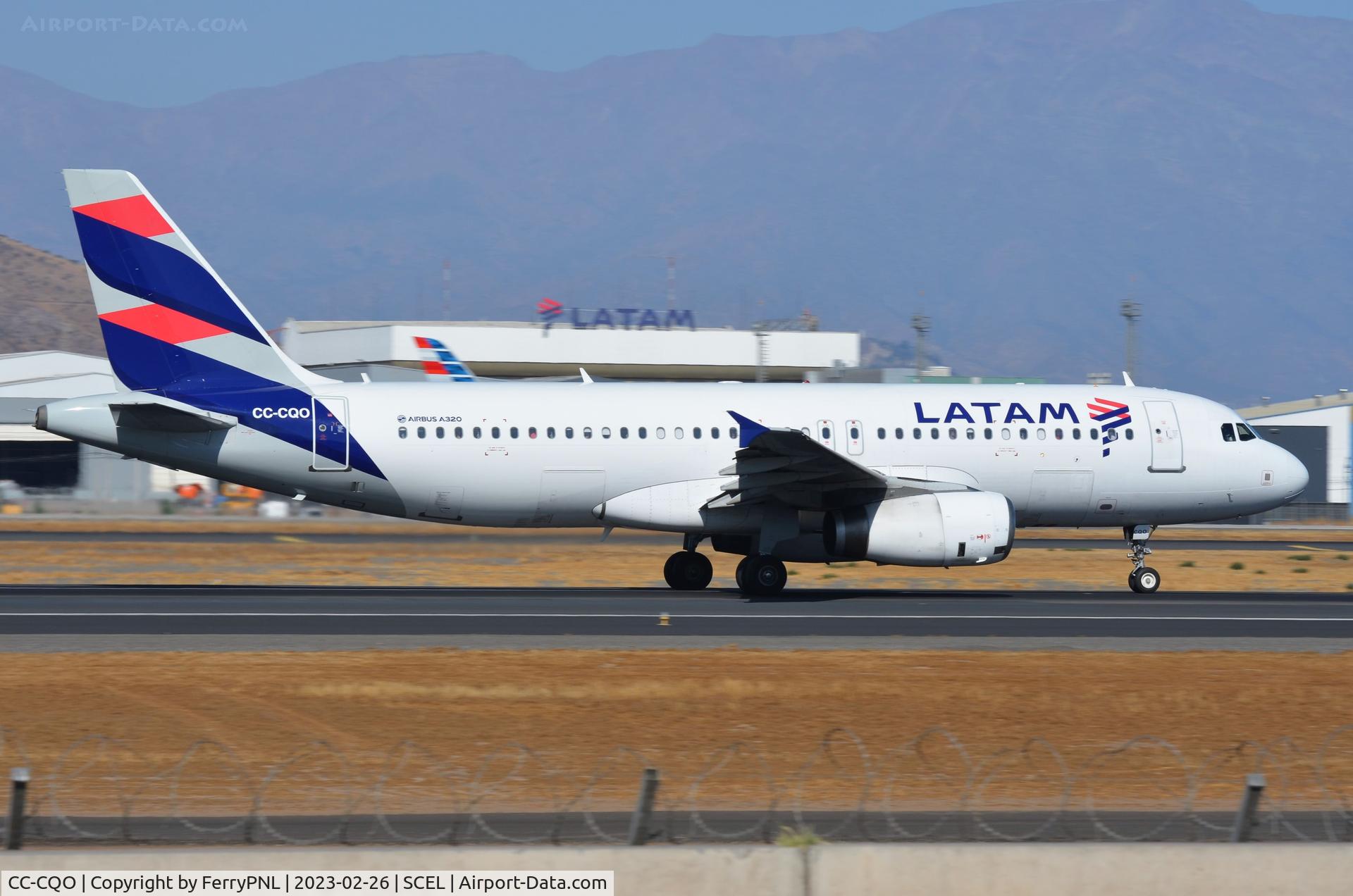 CC-CQO, 2008 Airbus A320-233 C/N 3535, Take-off run of Latam A320