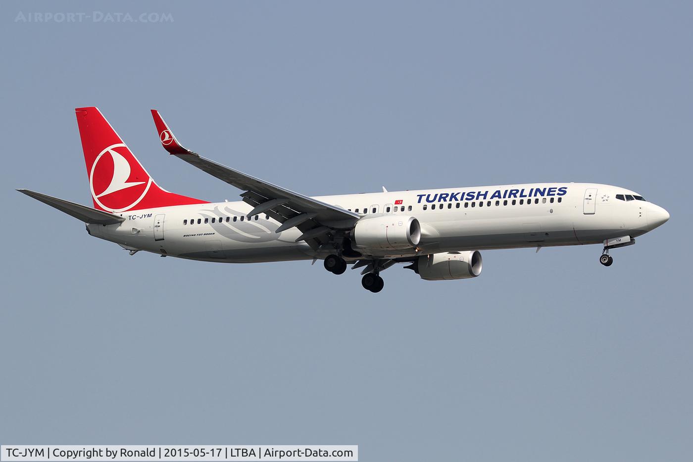 TC-JYM, 2015 Boeing 737-9F2/ER C/N 42011, at ist