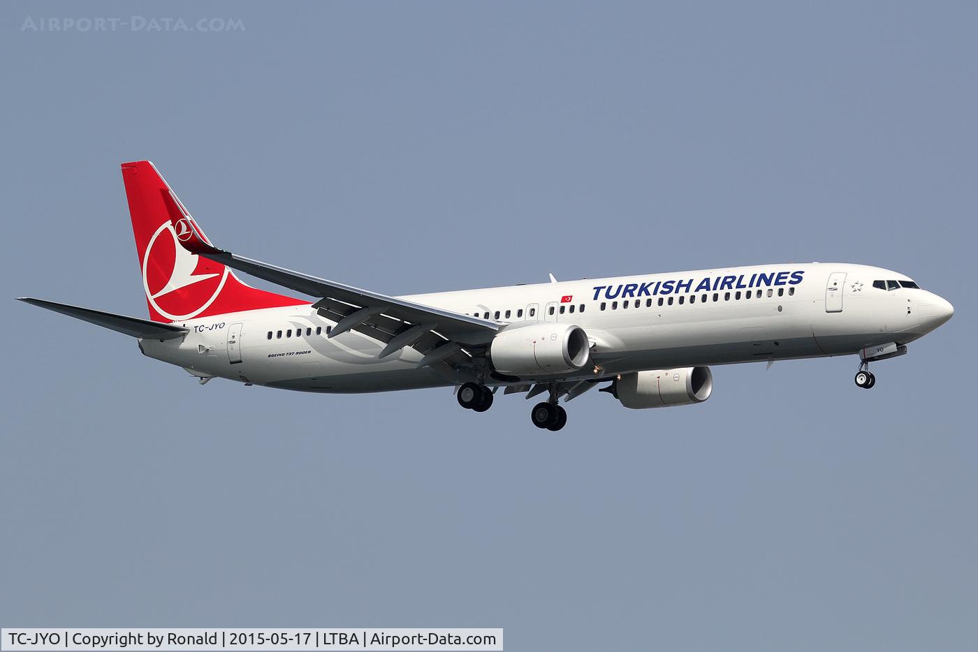 TC-JYO, 2015 Boeing 737-9F2/ER C/N 42013, at ist