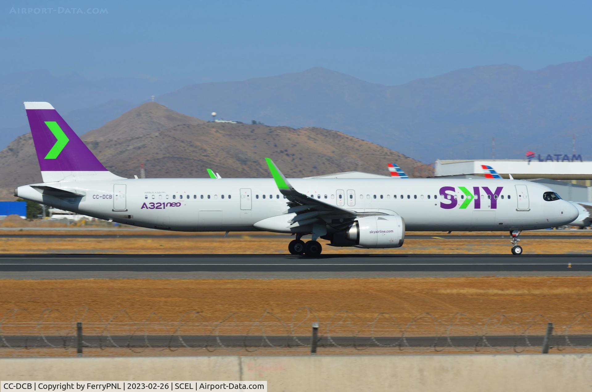 CC-DCB, 2021 Airbus A321-251NX C/N 10466, Sky A321N departing