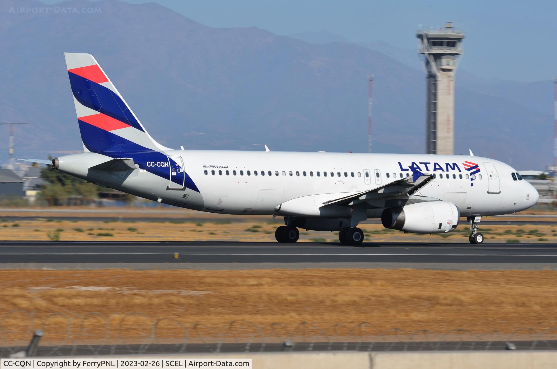 CC-CQN, 2007 Airbus A320-233 C/N 3319, Latam A320