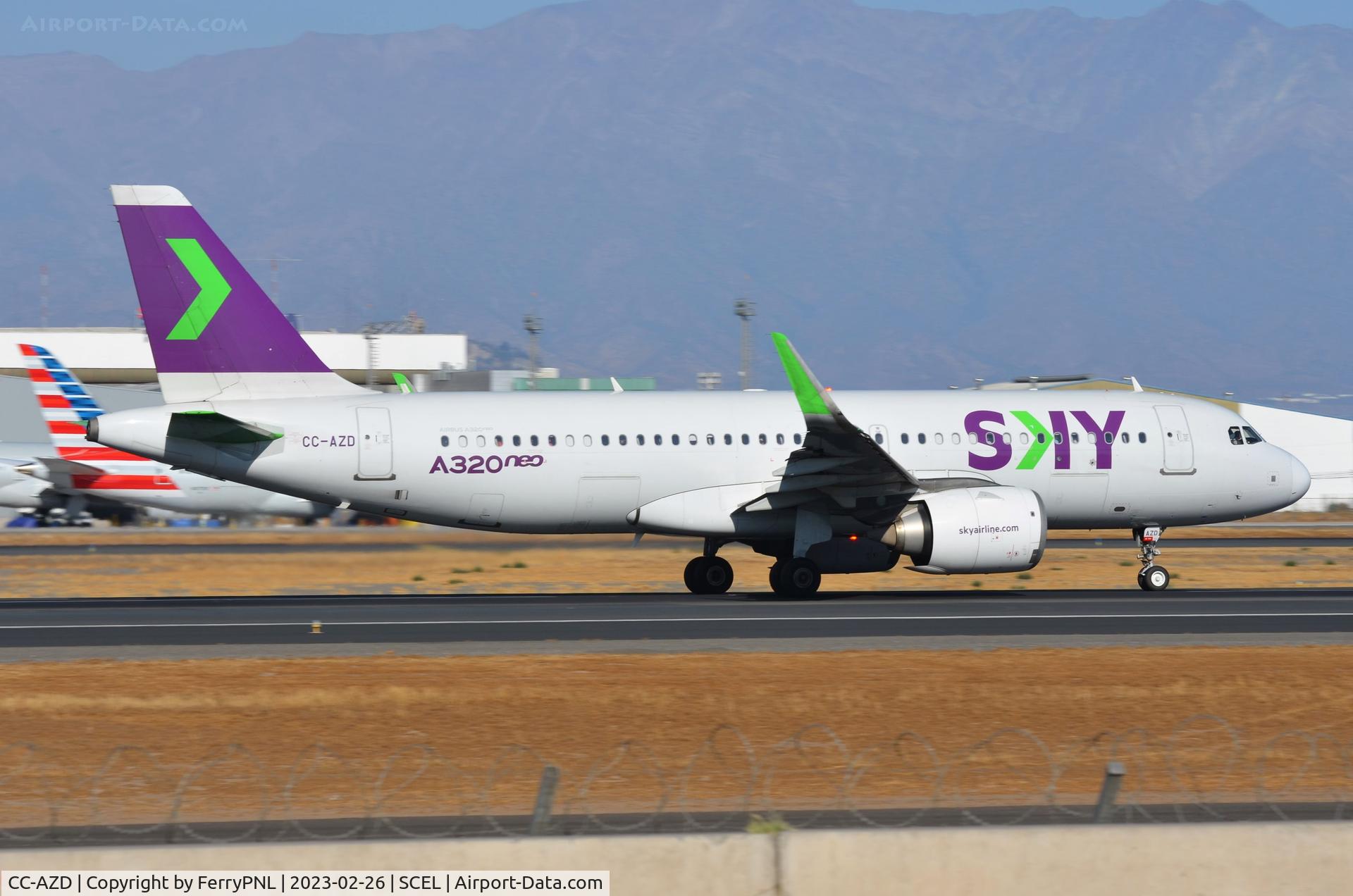 CC-AZD, 2018 Airbus A320-251N C/N 8523, Departure of Sky A320N