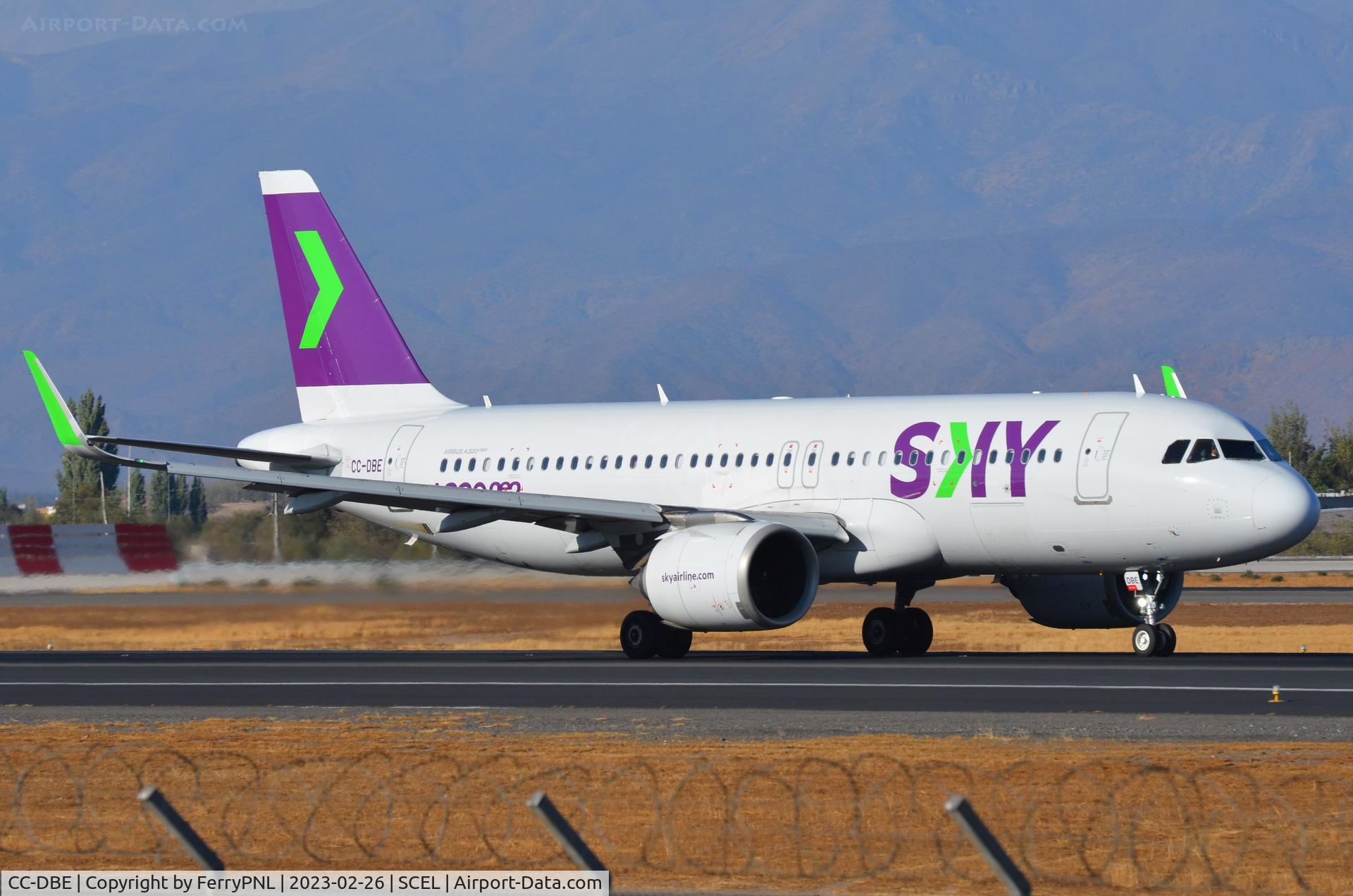 CC-DBE, 2021 Airbus A320-251N C/N 10226, Sky A320N departing