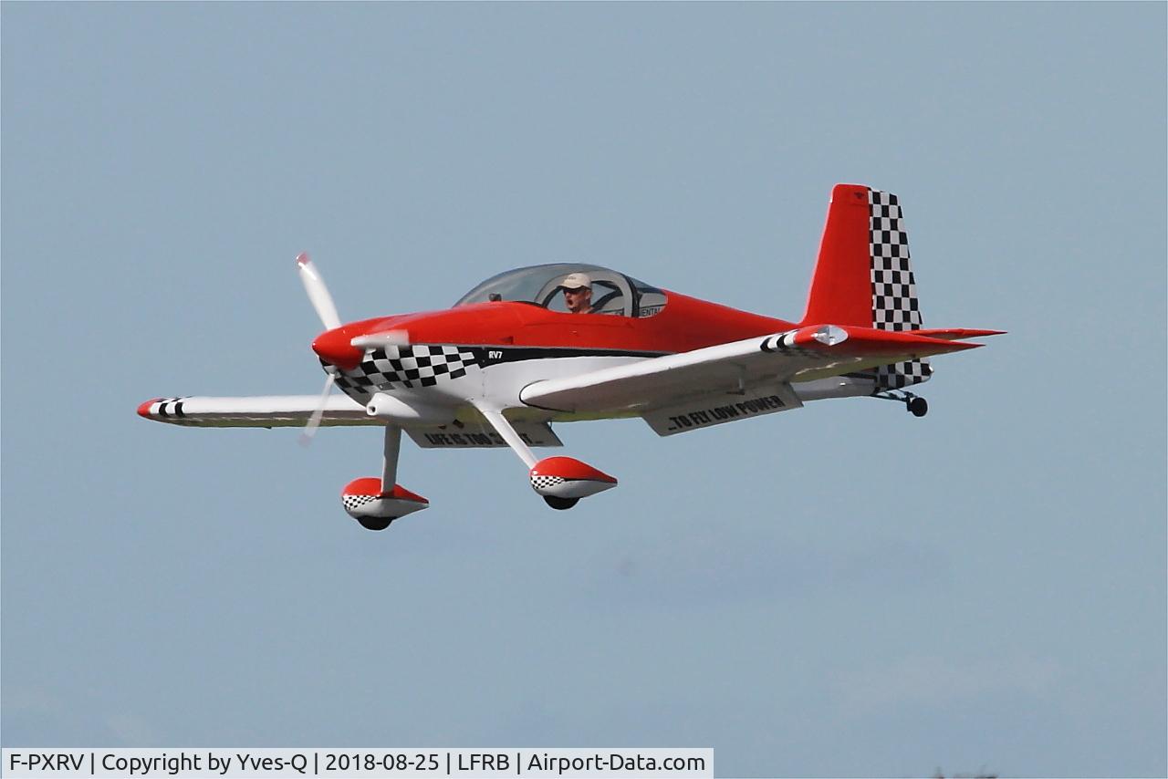 F-PXRV, 2017 Van's RV-7 C/N 74130, Vans RV-7, On final rwy 25L, Brest-Bretagne airport (LFRB-BES)