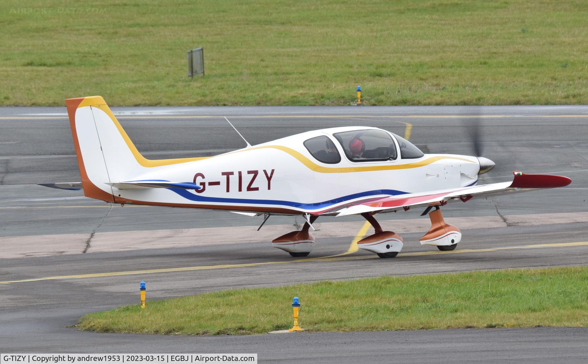 G-TIZY, 2019 The Airplane Factory Sling 4 TSI C/N LAA 400A-15625, G-TIZY at Gloucestershire Airport.