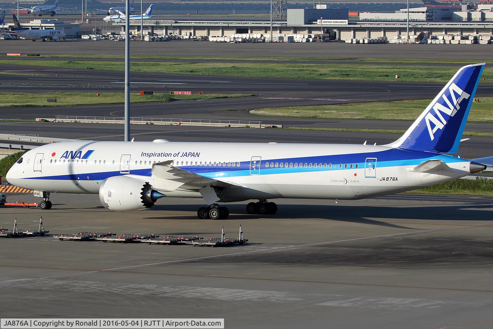 JA876A, 2016 Boeing 787-9 Dreamliner Dreamliner C/N 34532, at hnd