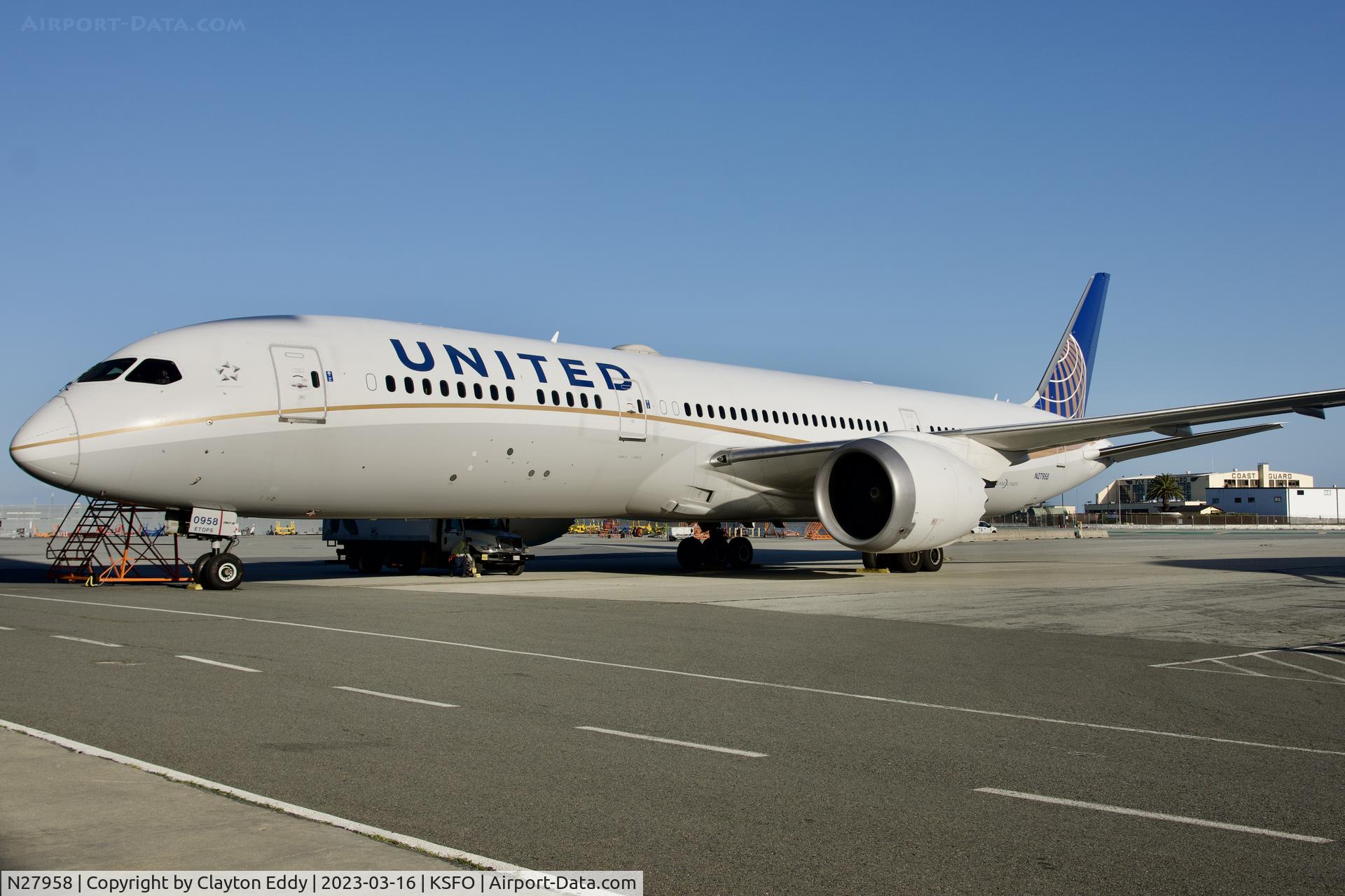 N27958, 2015 Boeing 787-9 Dreamliner C/N 36406, SFO 2023.