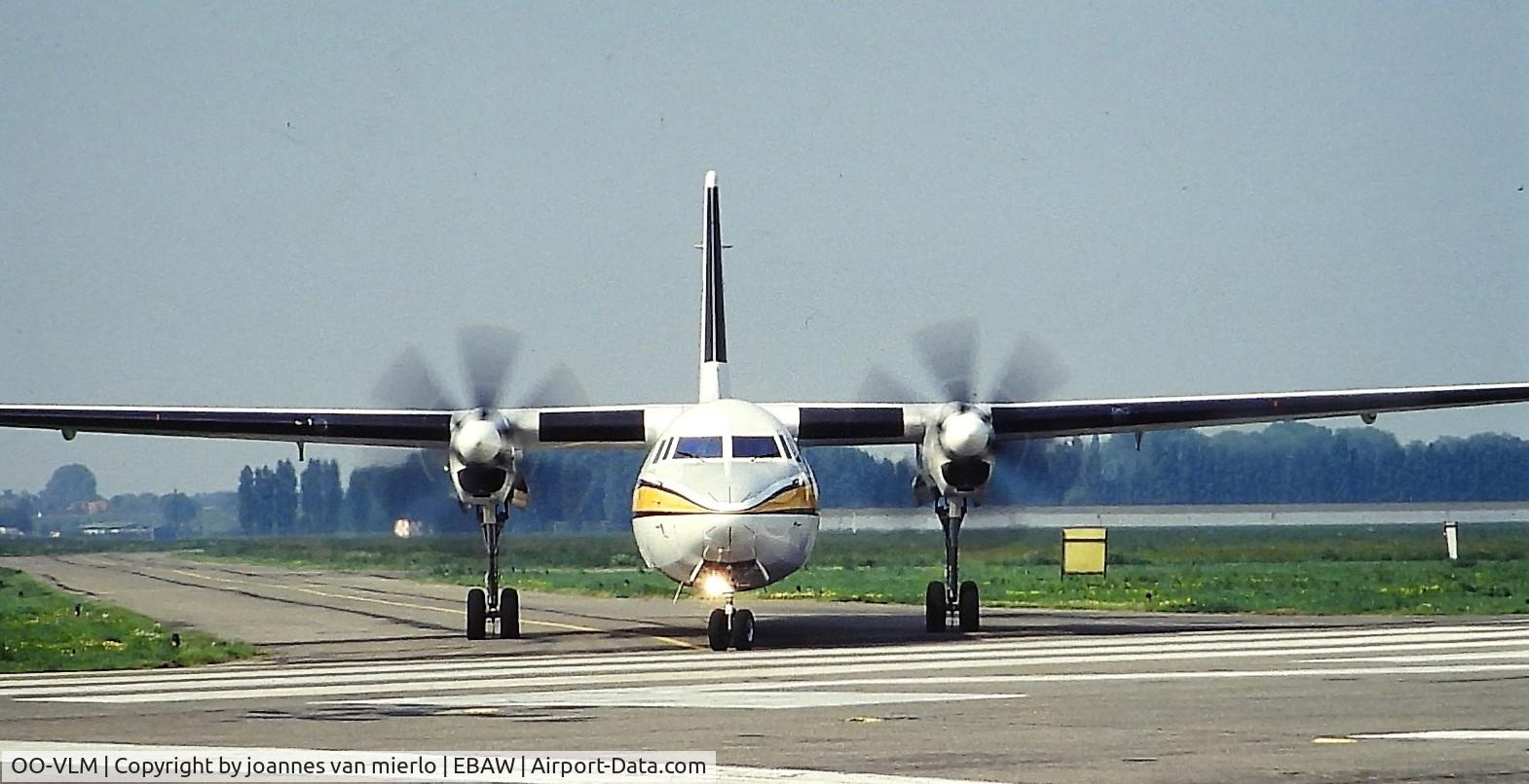 OO-VLM, 1988 Fokker 50 C/N 20135, Slide scan