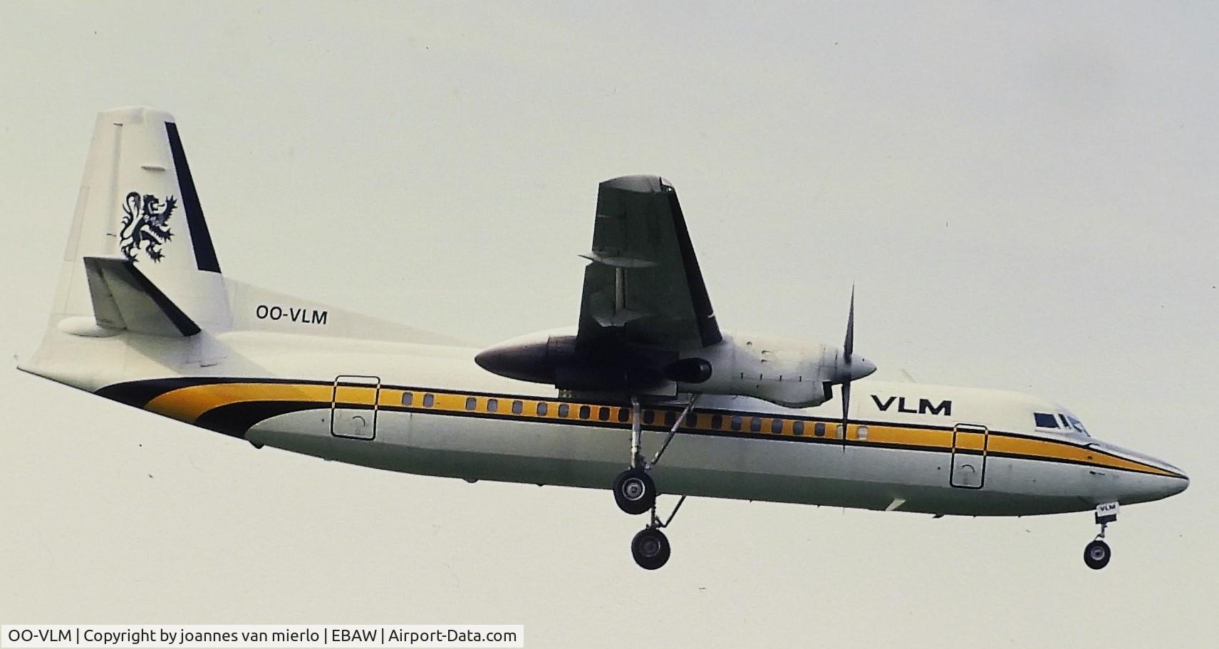 OO-VLM, 1988 Fokker 50 C/N 20135, Slide scan