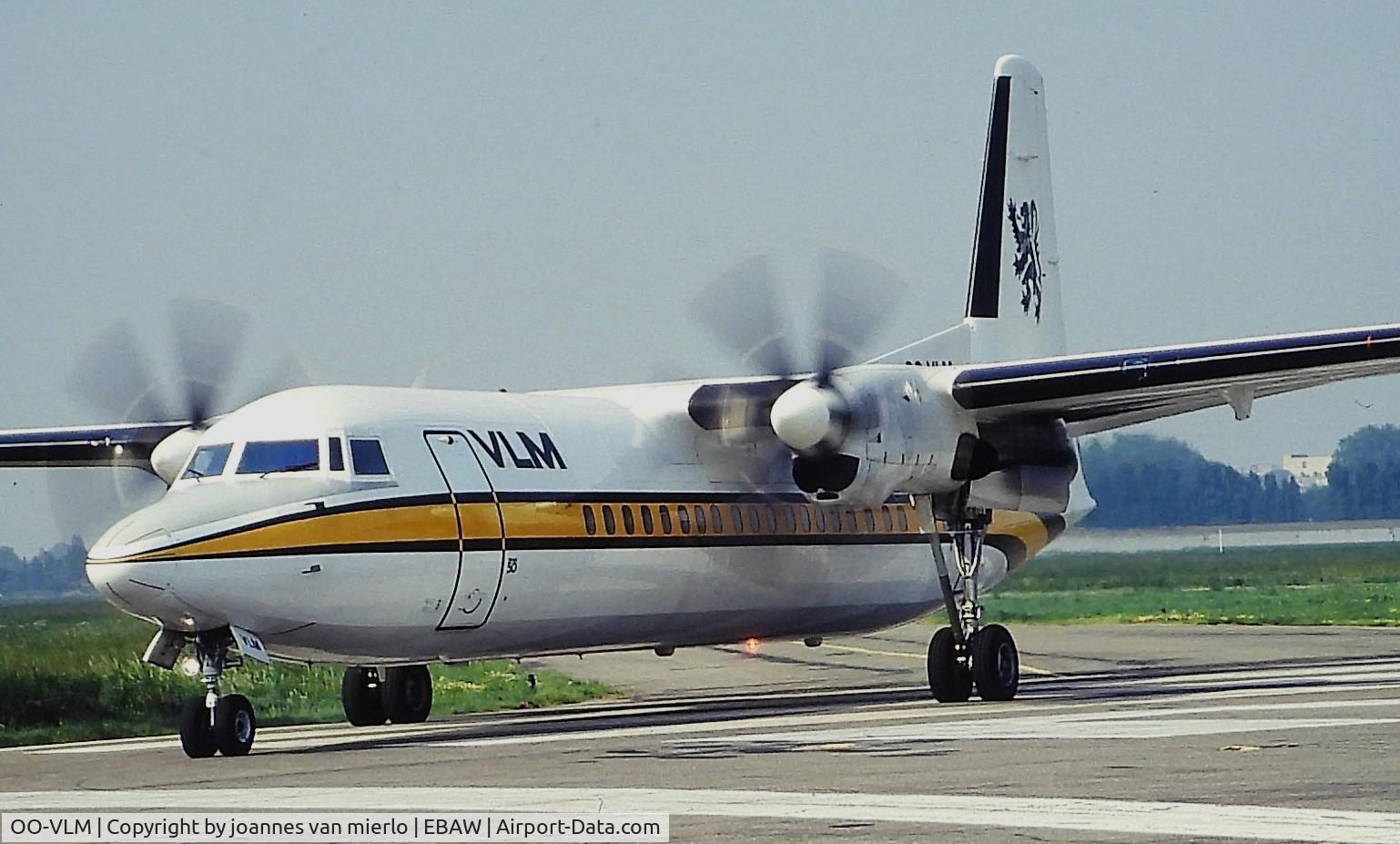 OO-VLM, 1988 Fokker 50 C/N 20135, Slide scan