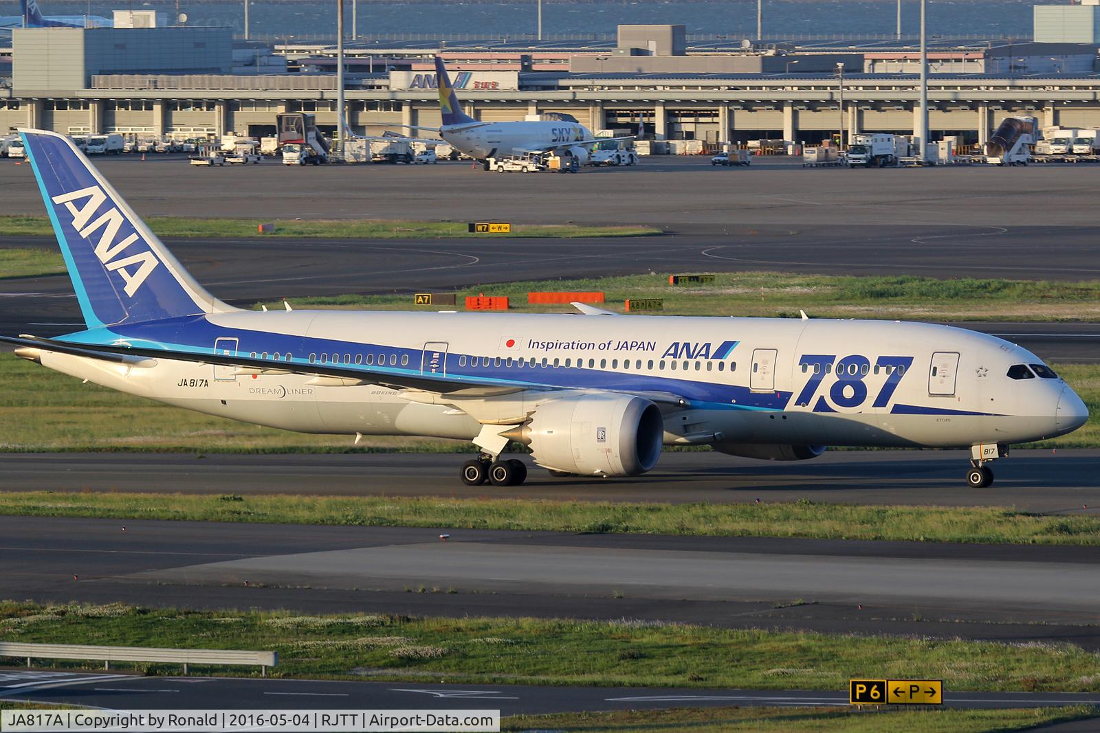 JA817A, 2012 Boeing 787-8 Dreamliner C/N 40749, at hnd