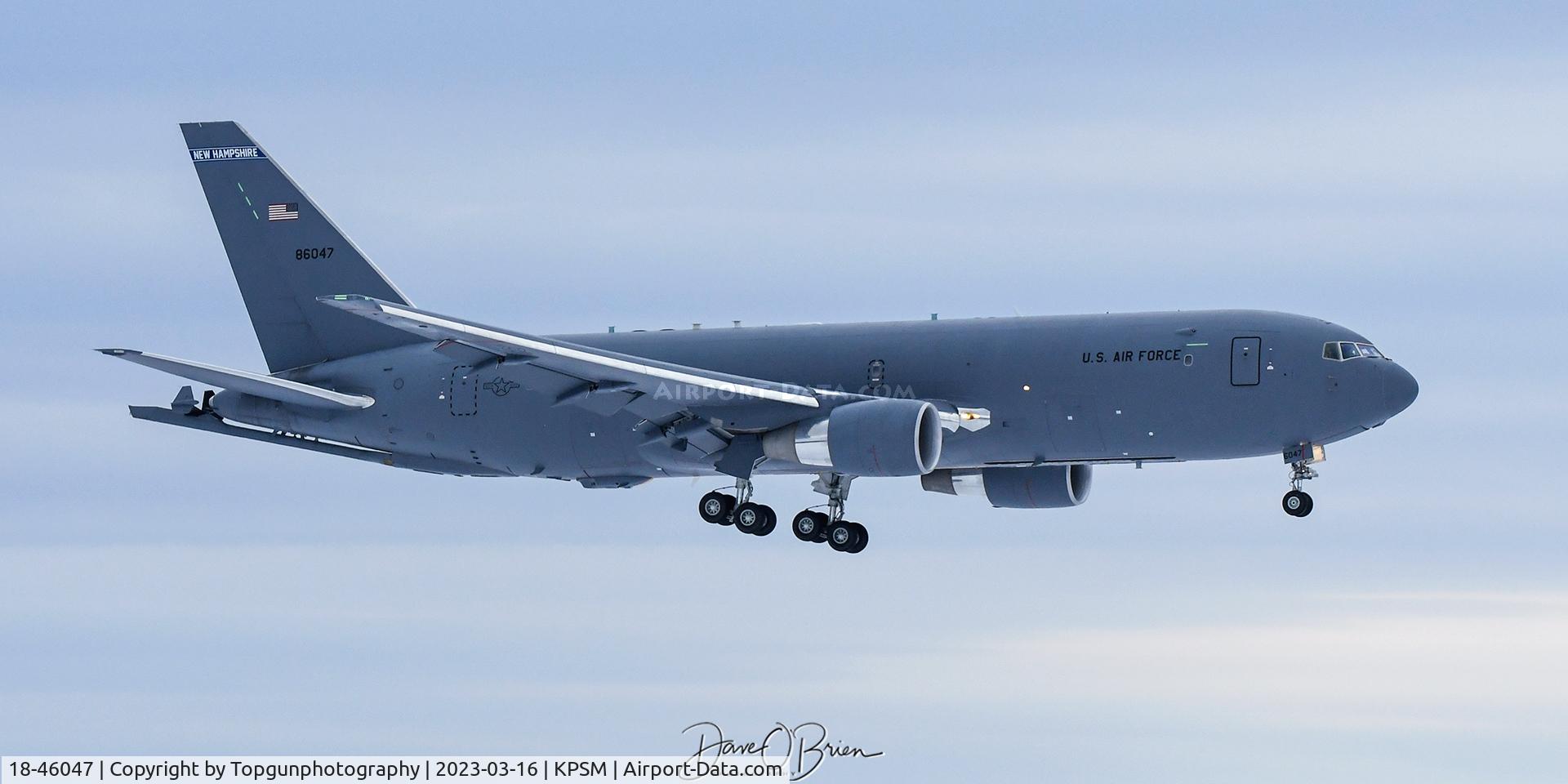 18-46047, 2019 Boeing KC-46A Pegasus C/N 41867/VH047, PACK61 returns from the west coast