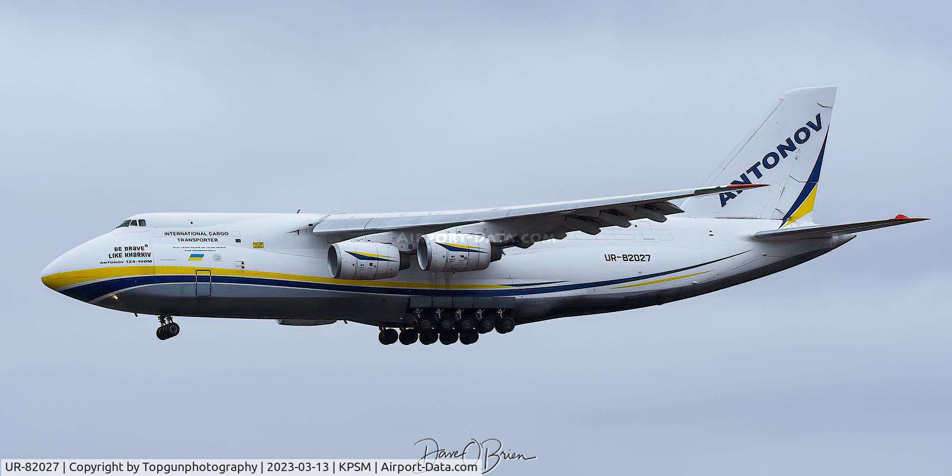 UR-82027, 1990 Antonov An-124-100 Ruslan C/N 19530502288, Antonov stops in before a stop for rest and fuel.