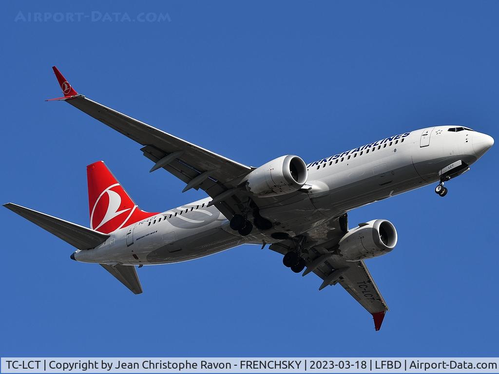 TC-LCT, 2019 Boeing 737-8 MAX C/N 60061, Turkish from Istambul