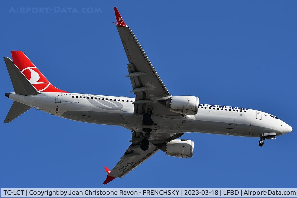TC-LCT, 2019 Boeing 737-8 MAX C/N 60061, Turkish from Istambul