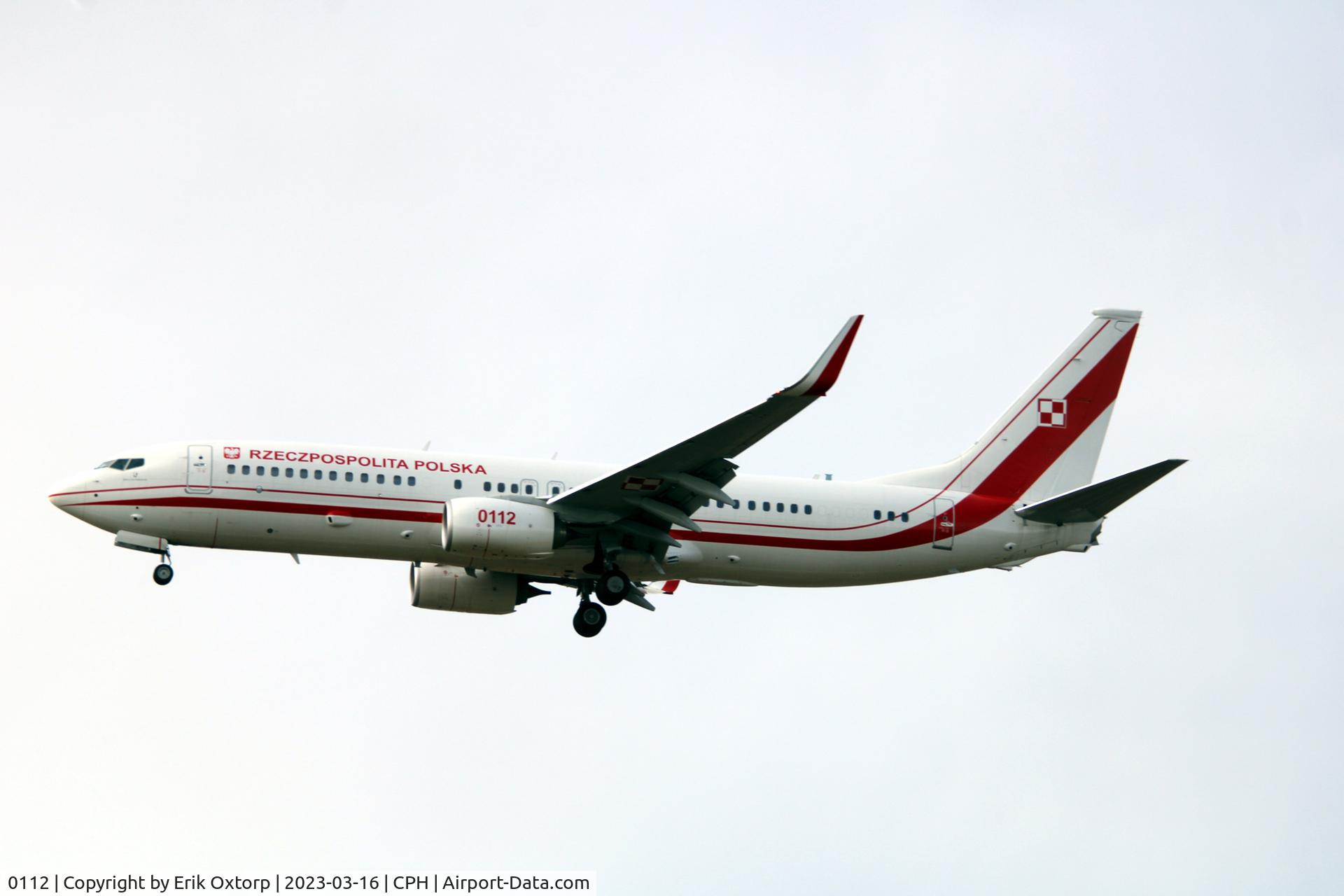 0112, 2018 Boeing 737-8TV BBJ2 C/N 63990, 0112 landing rw 22L