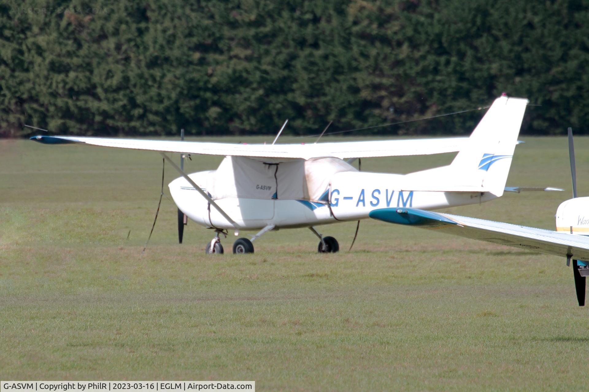 G-ASVM, 1964 Reims Cessna F172E Skyhawk C/N 0077, G-ASVM 1964 Reims Cessna F172E Skyhawk White Waltham