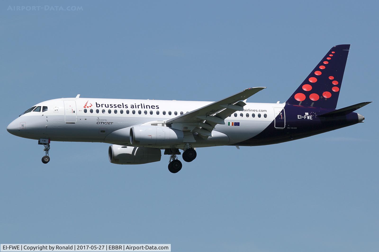 EI-FWE, 2016 Sukhoi SuperJet 100-95B C/N 95117, at bru