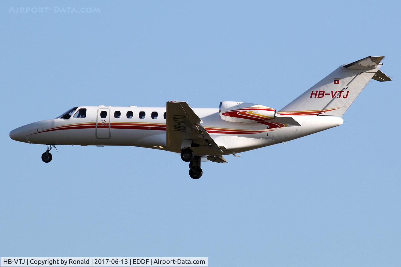 HB-VTJ, 2007 Cessna 525B CitationJet CJ3 C/N 525B-0179, at fra