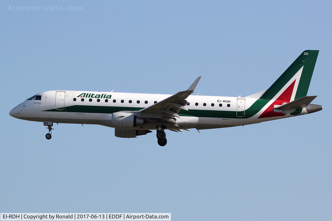 EI-RDH, 2012 Embraer 175LR (ERJ-170-200LR) C/N 17000339, at fra
