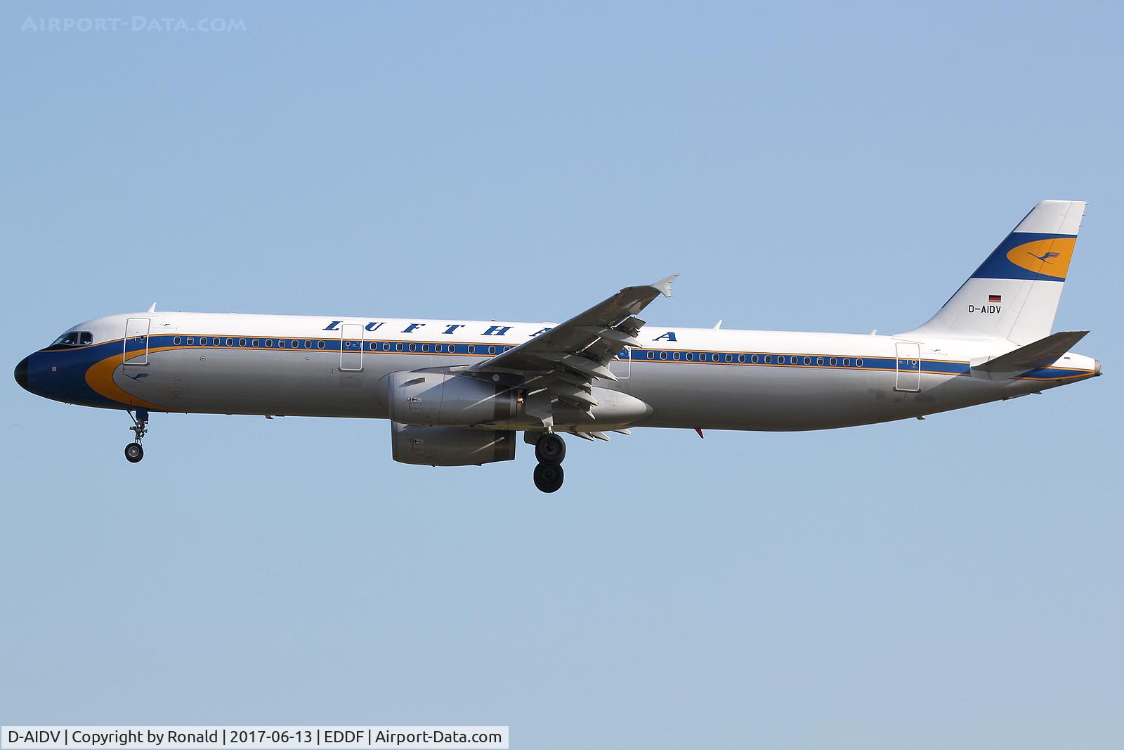 D-AIDV, 2012 Airbus A321-231 C/N 5413, at fra