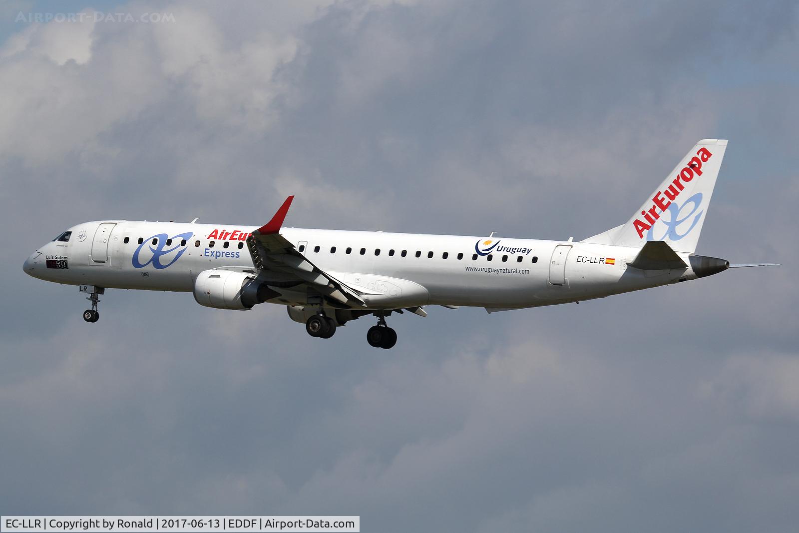 EC-LLR, 2011 Embraer 195LR (ERJ-190-200LR) C/N 19000452, at fra