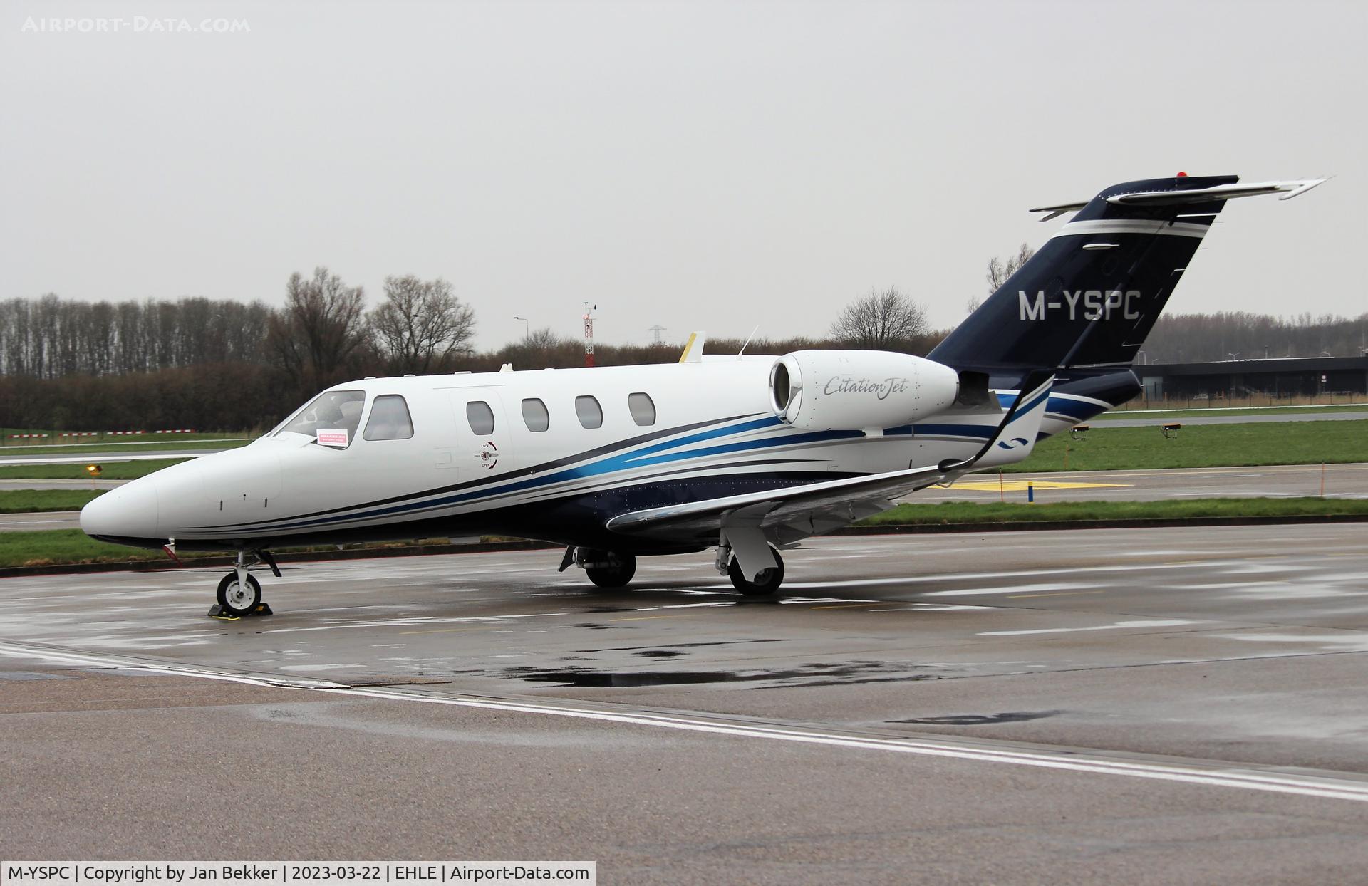 M-YSPC, 1995 Cessna 525 CitationJet CJ1 C/N 525-0117, Lelystad Airport