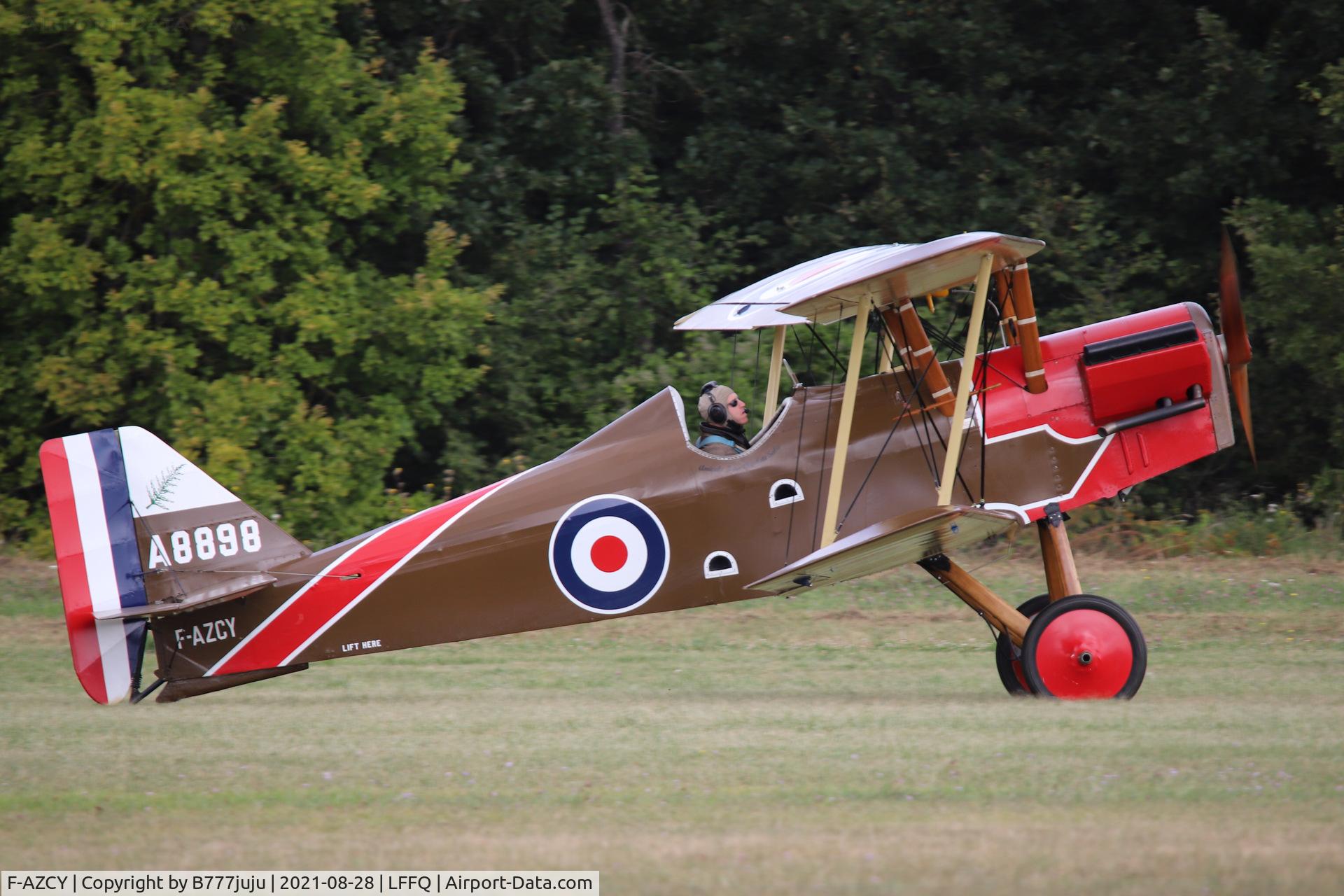 F-AZCY, Royal Aircraft Factory SE-5A Replica C/N 03, during Ferté Alais 2021
